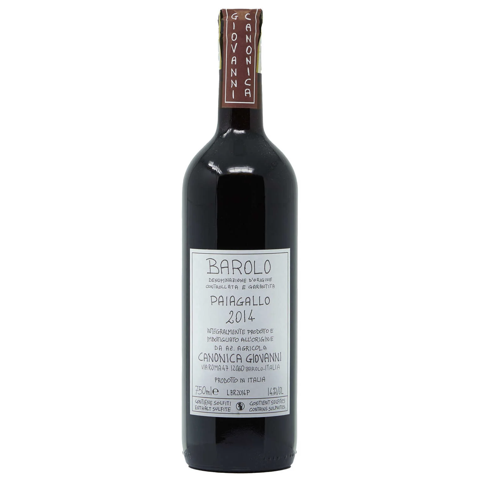 2014 Giovanni Canonica, Barolo, Paiagallo
