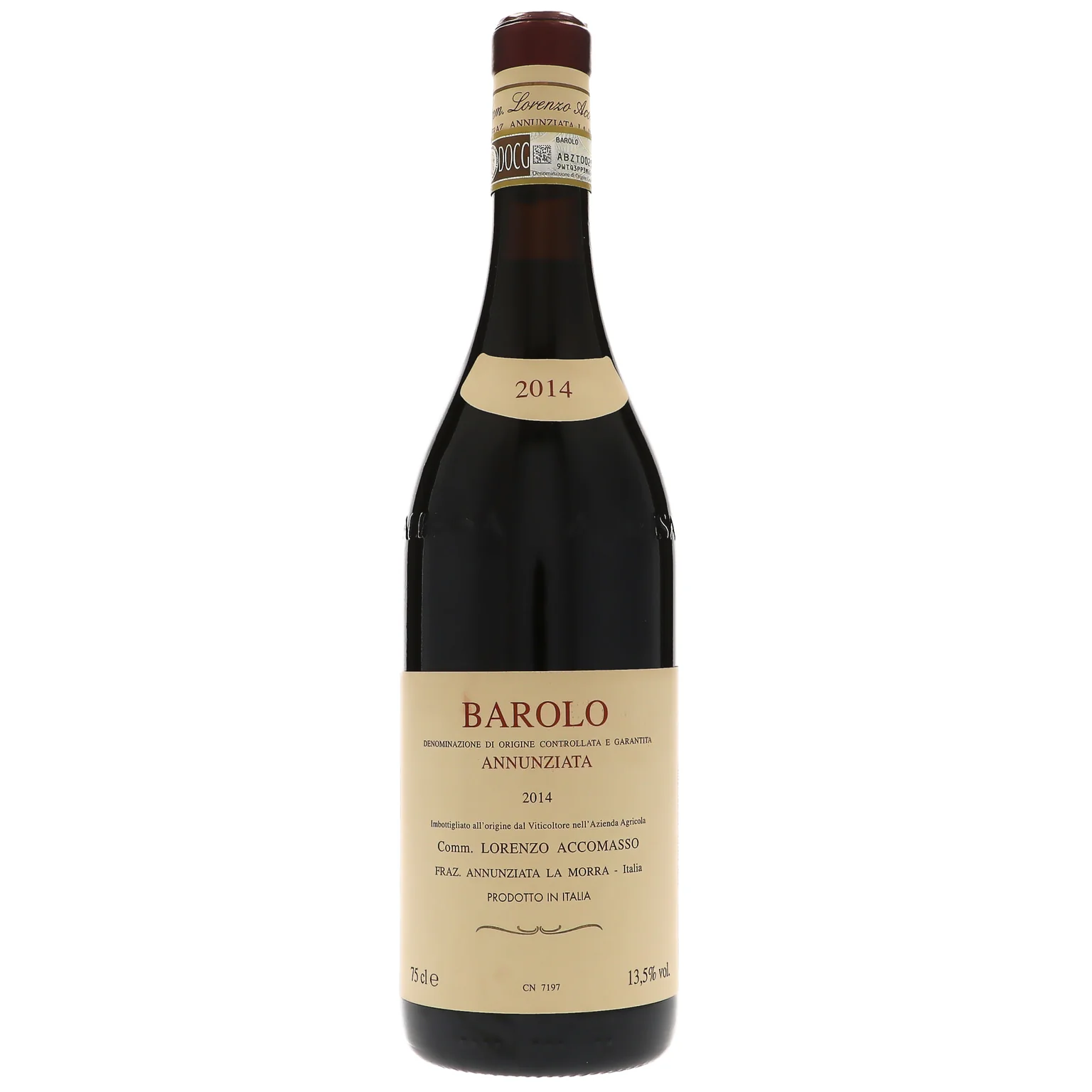2014 Lorenzo Accomasso, Barolo, Annunziata