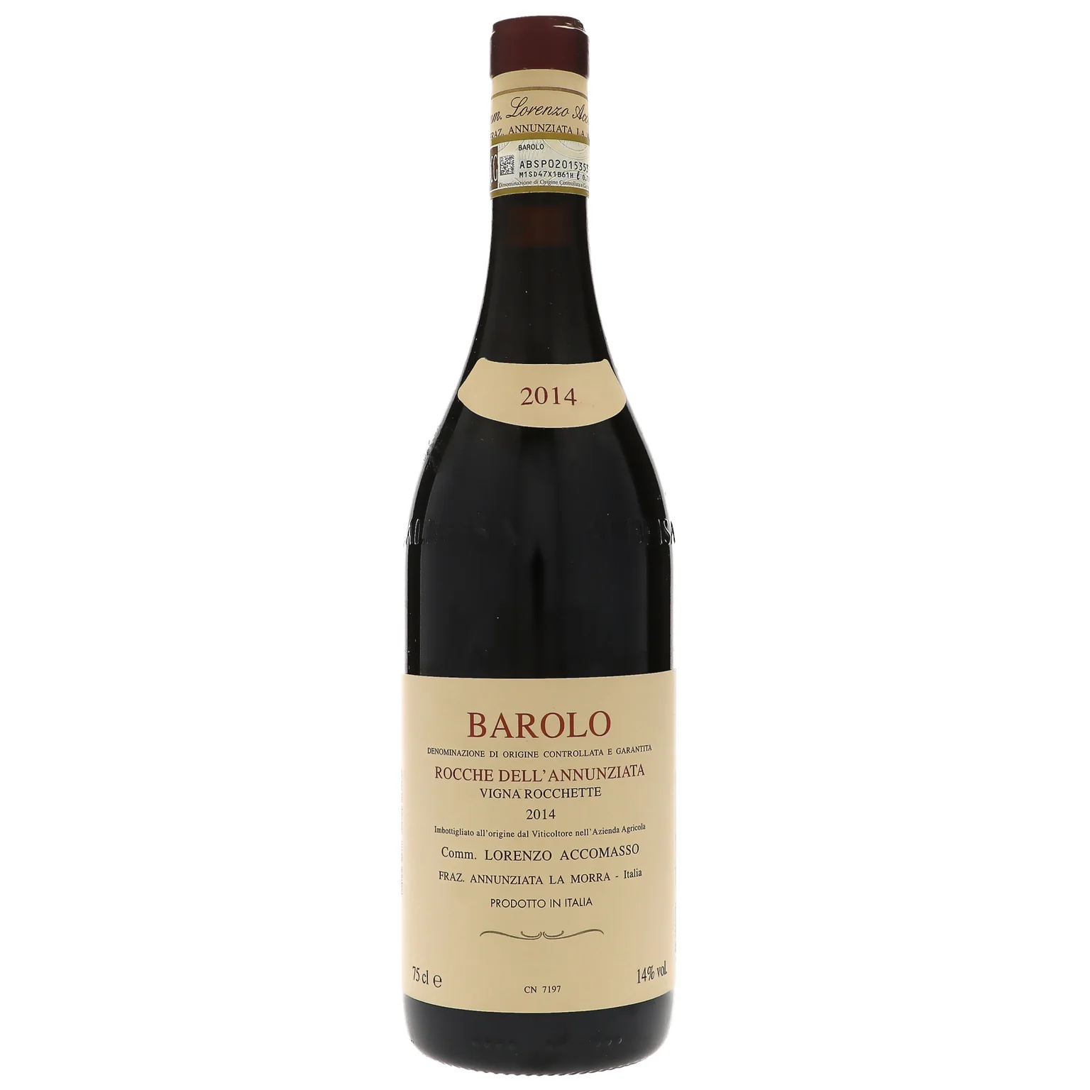 2014 Lorenzo Accomasso, Barolo, Rocche dell'Annunziata Vigna Rocchette