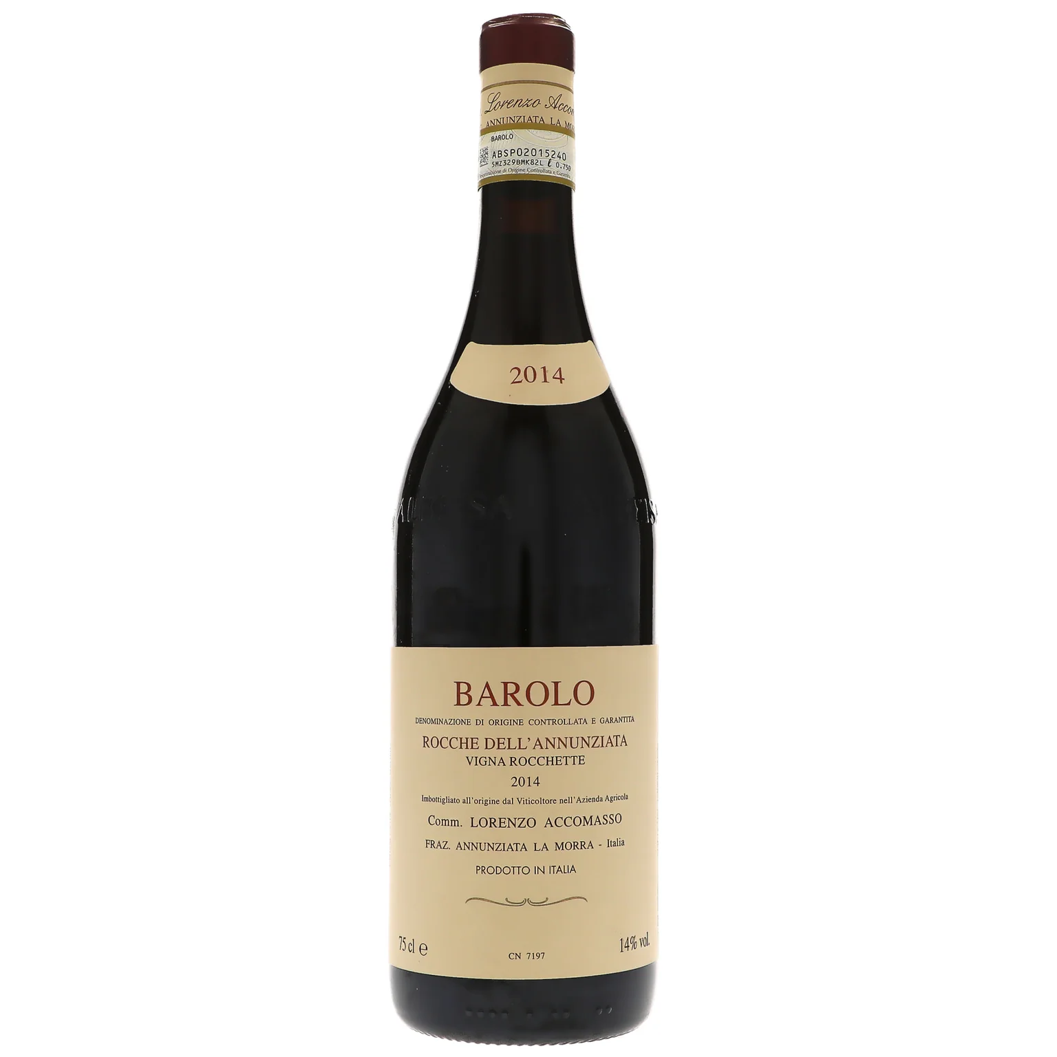 2014 Lorenzo Accomasso, Barolo, Rocche dell'Annunziata Vigna Rocchette