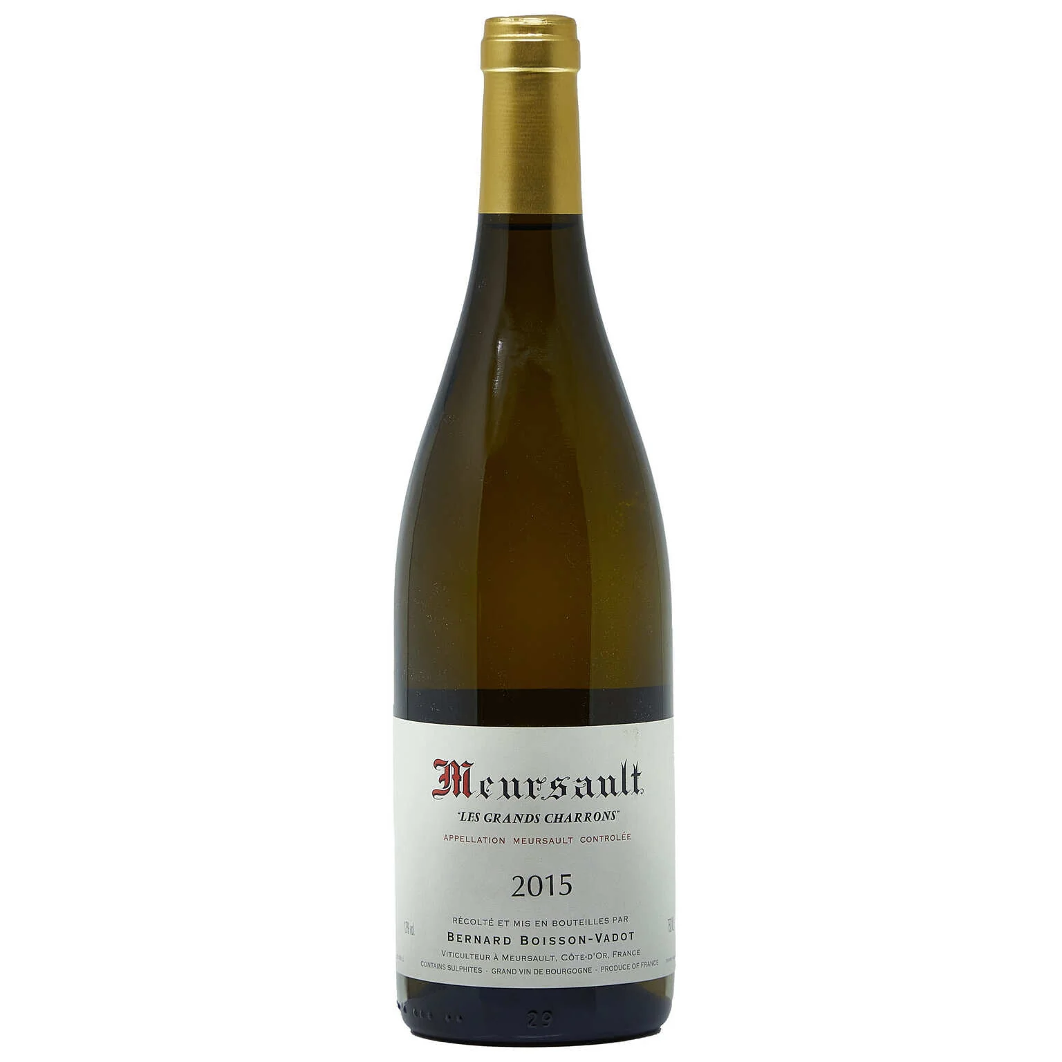 2015 Bernard Boisson-Vadot, Meursault, Les Grands Charrons