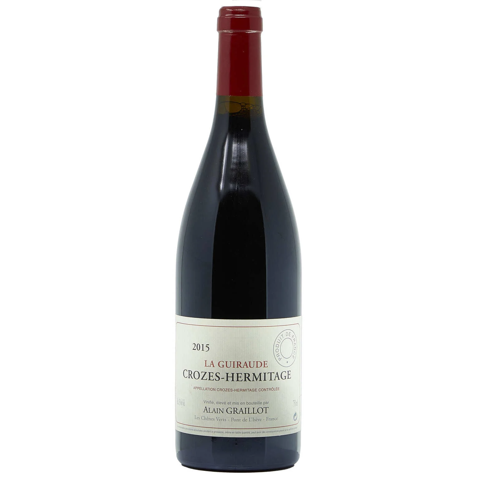 2015 Alain Graillot, Crozes-Hermitage, Guiraude