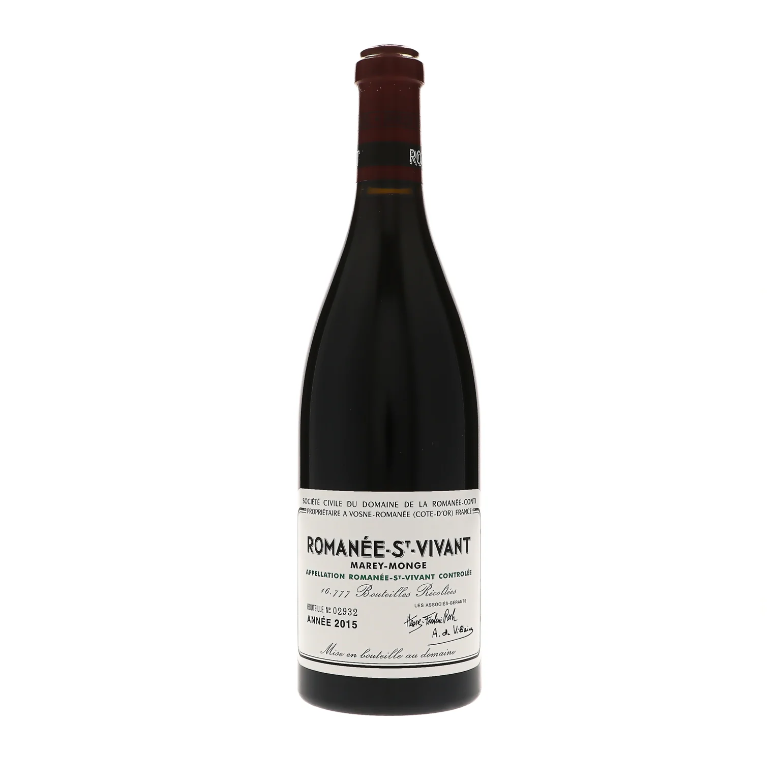 2015 Domaine de la Romanee-Conti, Romanee-Saint-Vivant Grand Cru, Marey-Monge