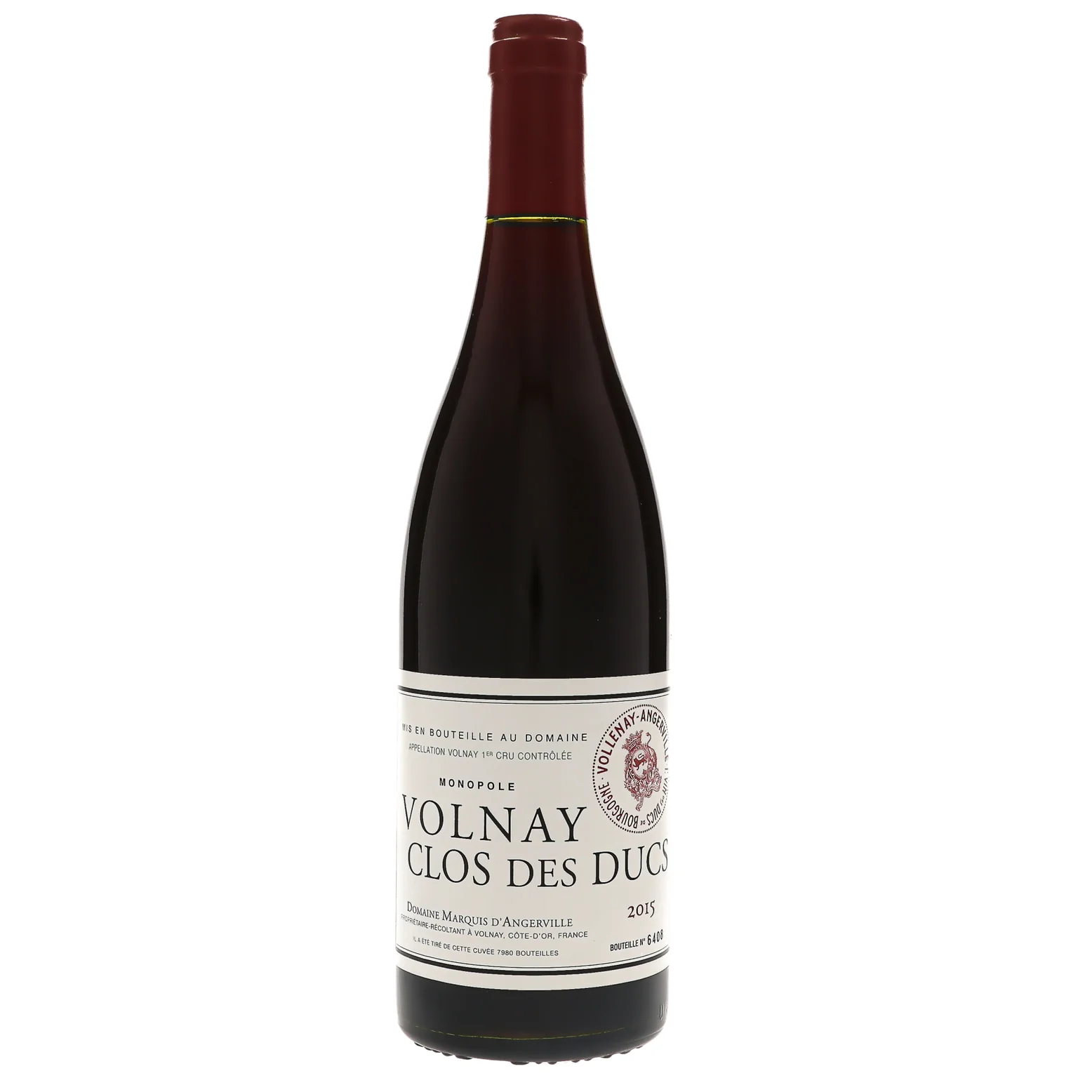 2015 Domaine Marquis d'Angerville, Volnay Premier Cru, Clos des Ducs