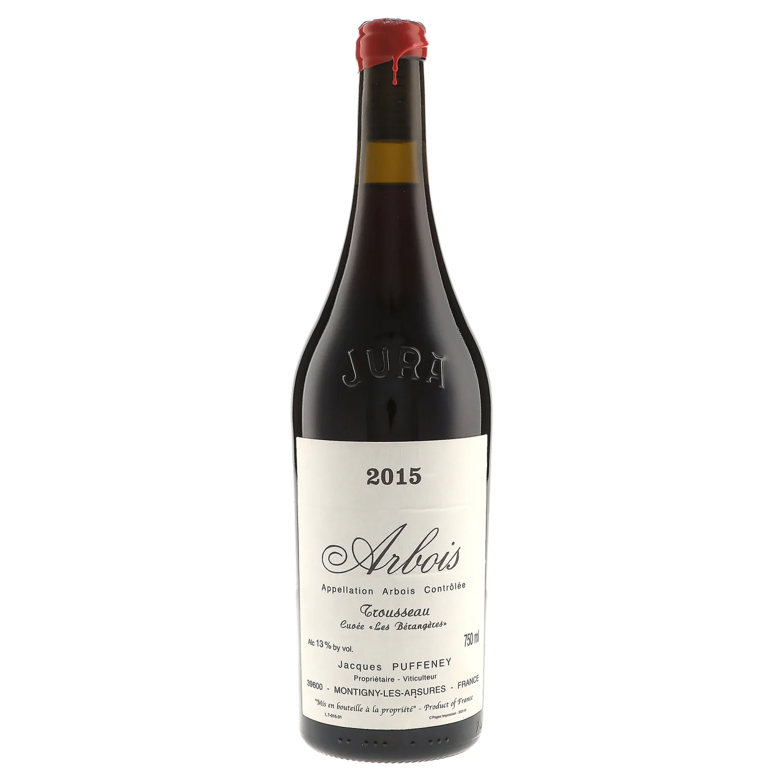2015 Jacques Puffeney, Cuvee Les Berangeres Trousseau, Arbois