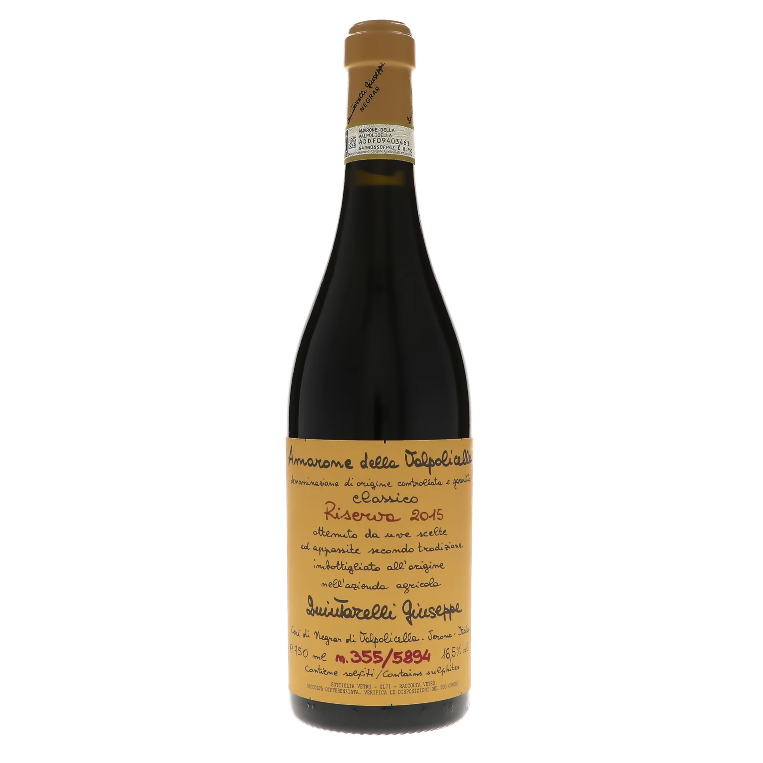 2015 Quintarelli Giuseppe, Amarone della Valpolicella, Classico Riserva