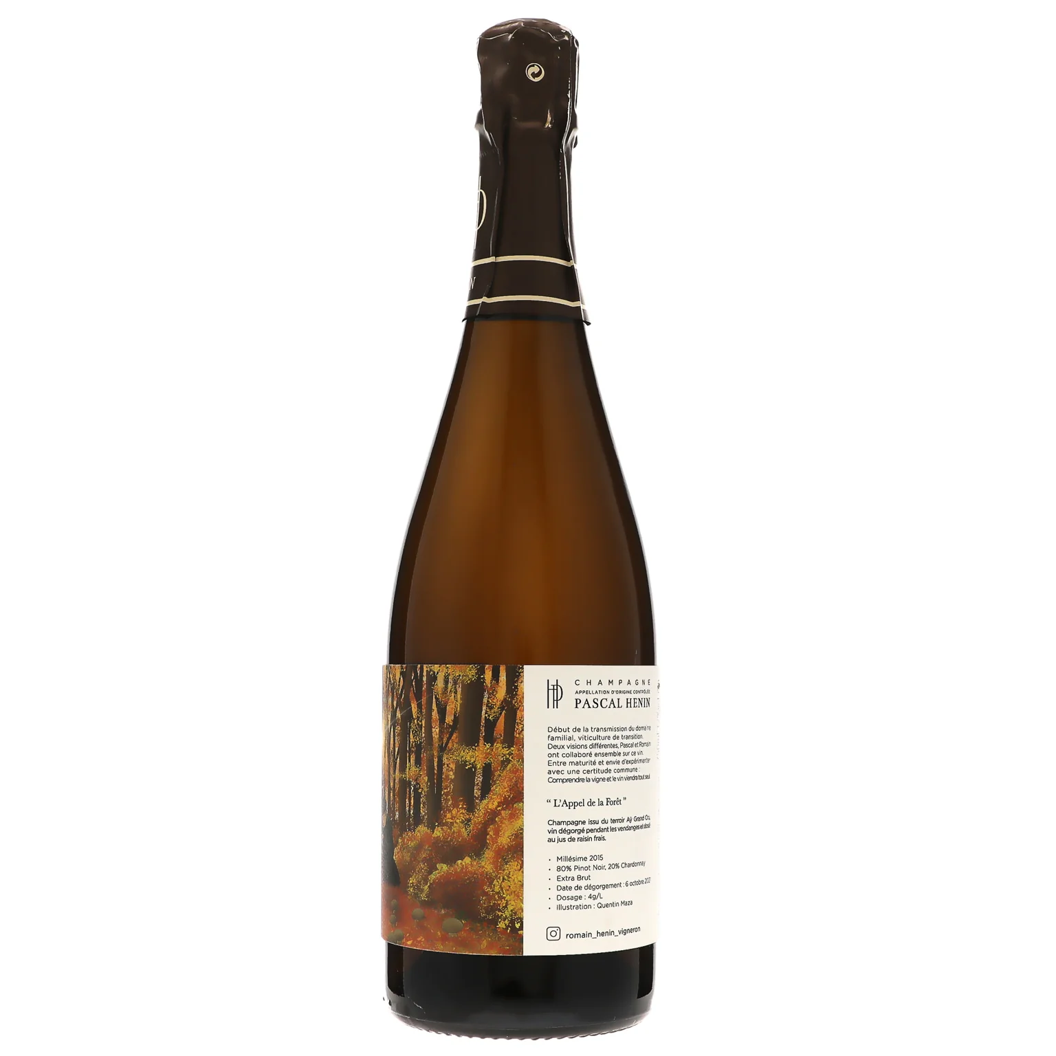 2015 Romain Henin, L'Appel de la Foret, Champagne