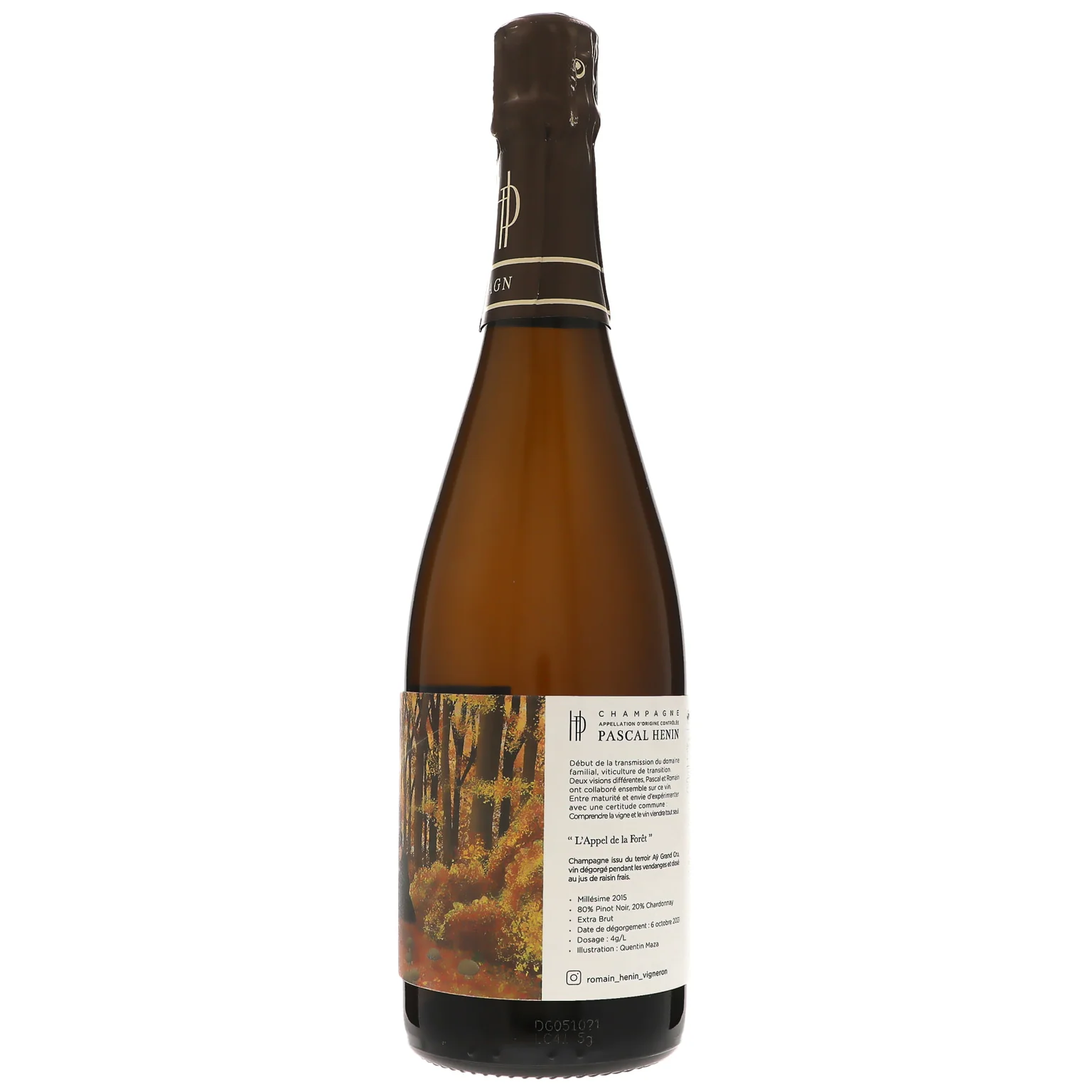 2015 Romain Henin, L'Appel de la Foret, Champagne
