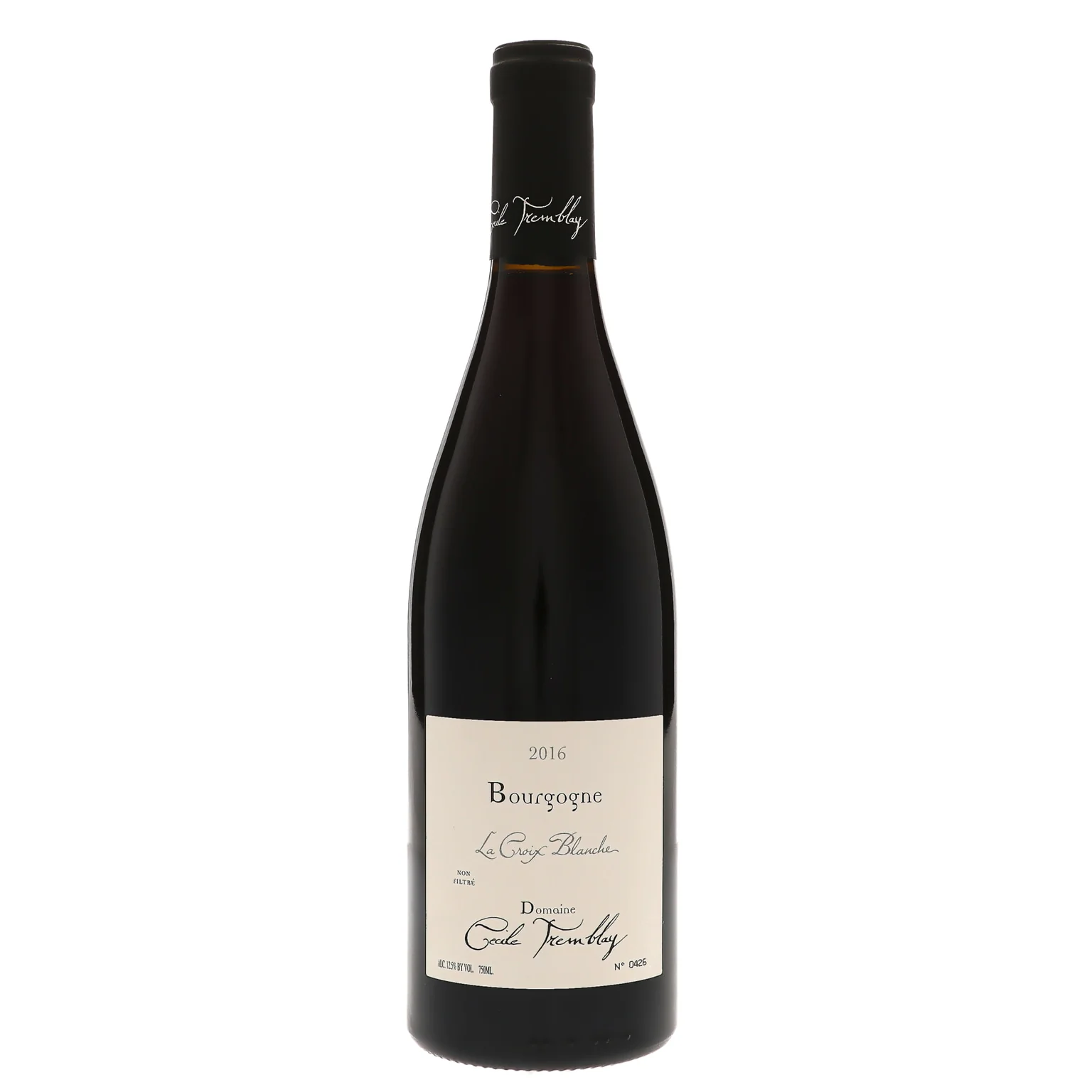 2016 Domaine Cecile Tremblay, Bourgogne, Croix Blanche