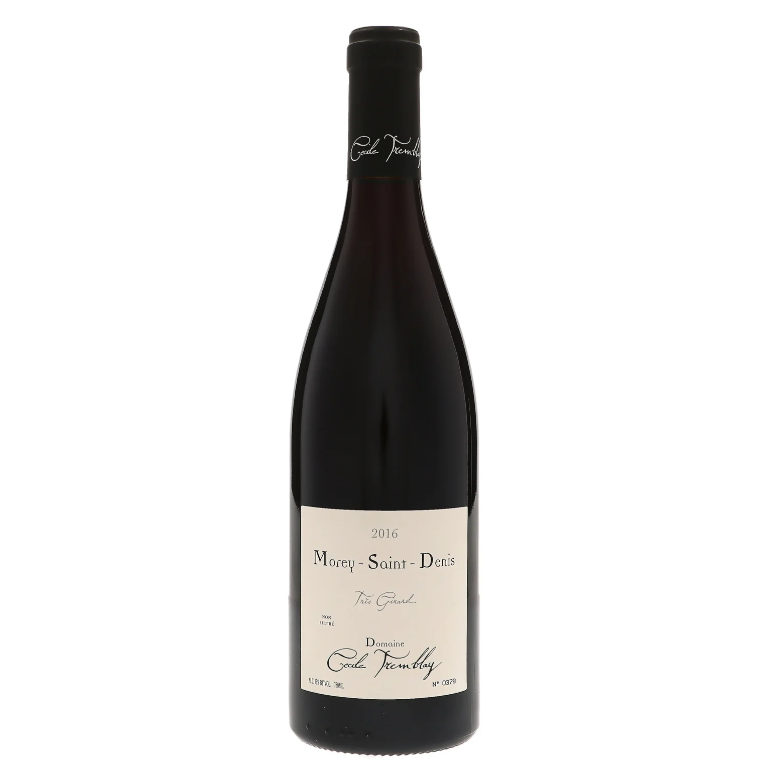 2016 Domaine Cecile Tremblay, Morey-Saint-Denis, Tres Girard