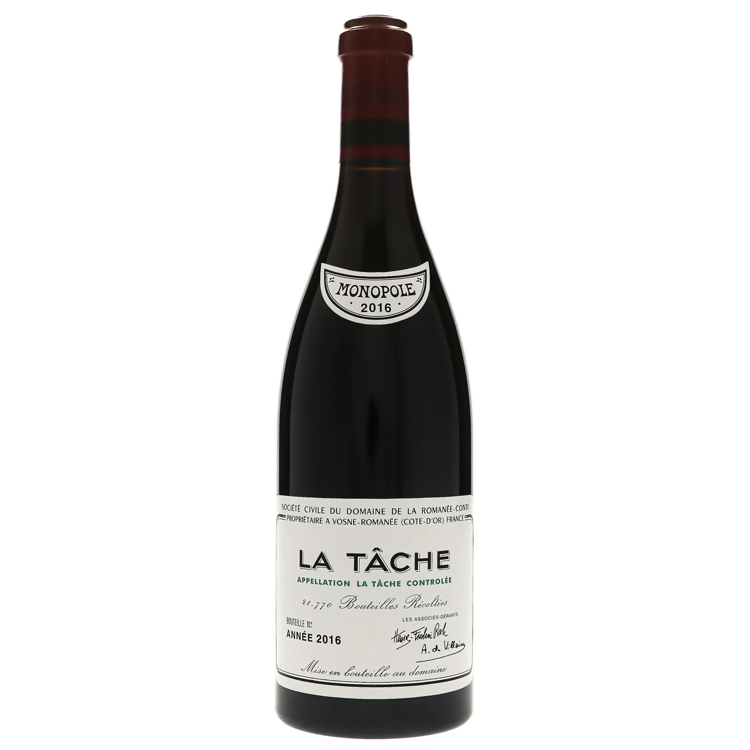 2016 Domaine de la Romanee-Conti, La Tache Grand Cru
