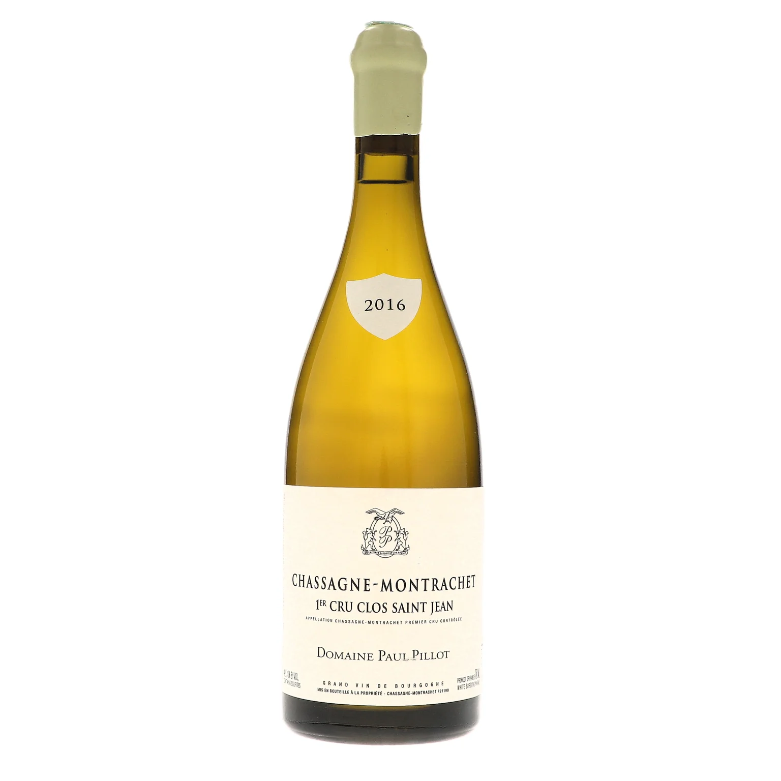 2016 Domaine Paul Pillot, Chassagne-Montrachet Premier Cru, Clos Saint-Jean Blanc