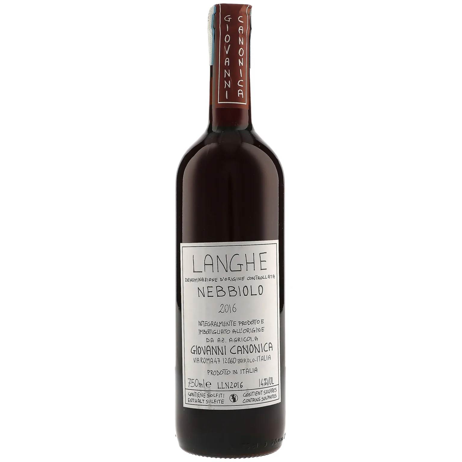 2016 Giovanni Canonica, Langhe, Nebbiolo