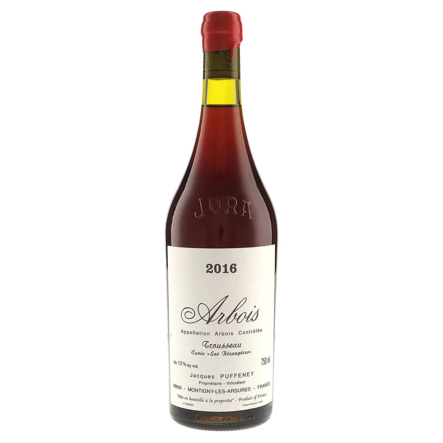 2016 Jacques Puffeney, Cuvee Les Berangeres Trousseau, Arbois