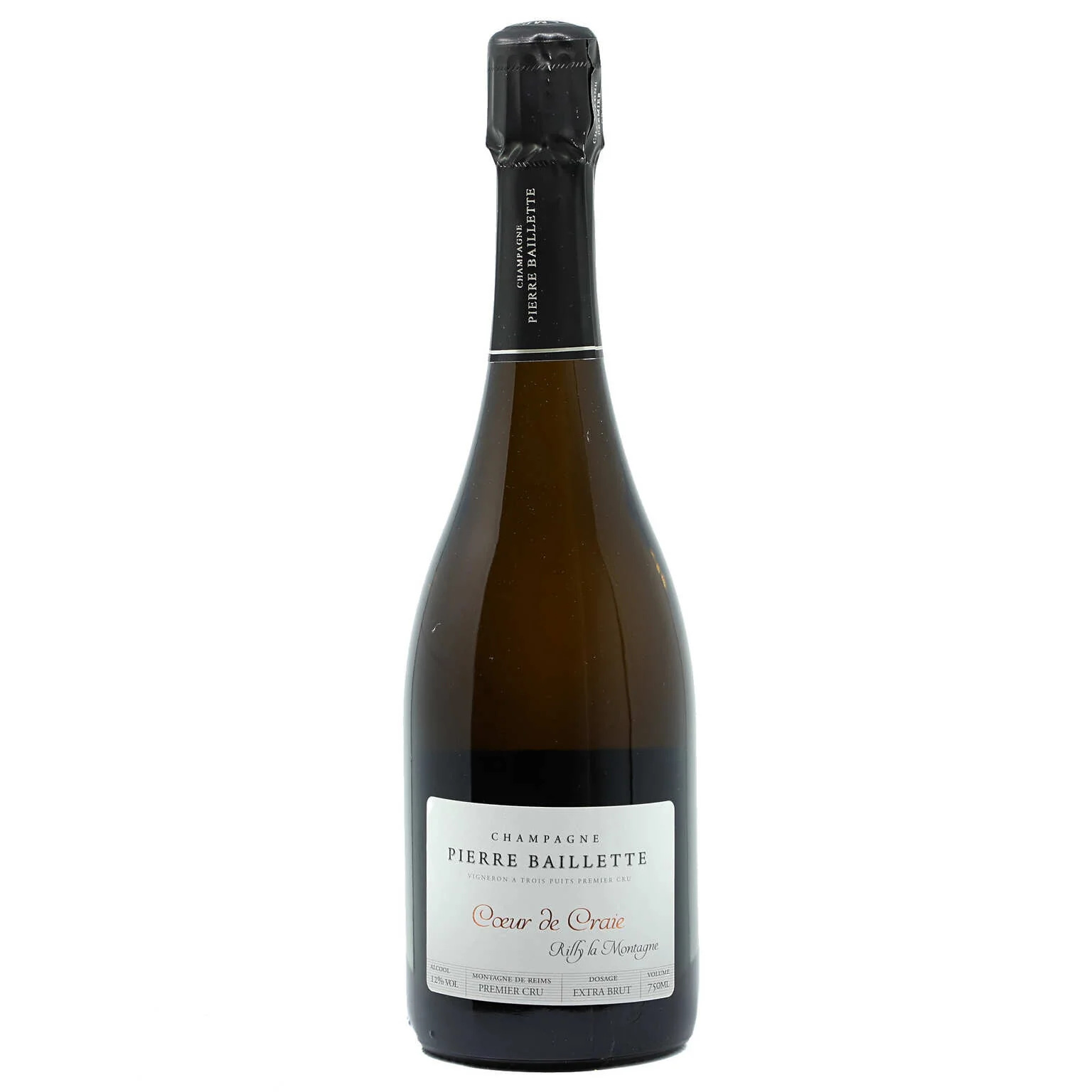 NV Pierre Baillette, Coeur de Craie Premier Cru, Rilly-la-Montagne {2016 Base}
