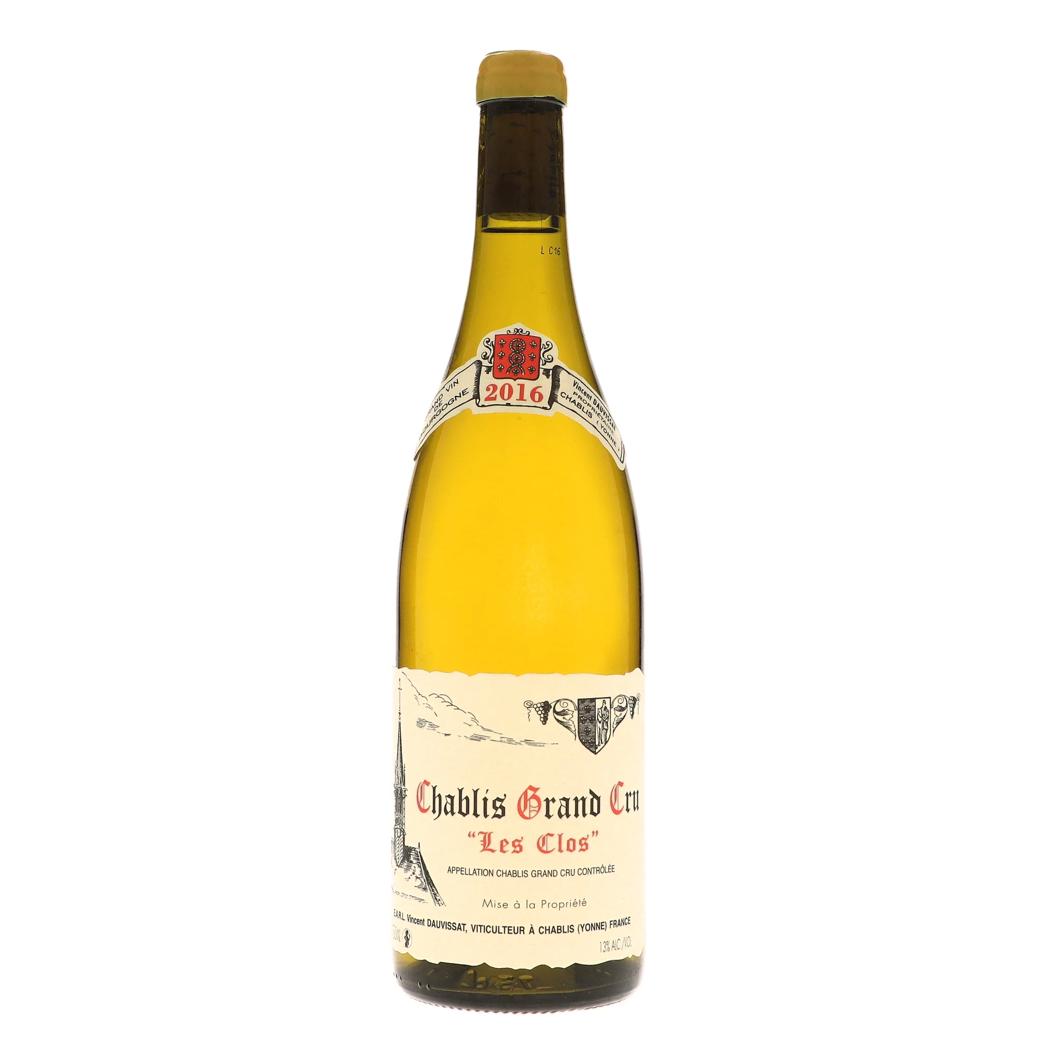 2016 Vincent Dauvissat, Chablis Grand Cru, Les Clos