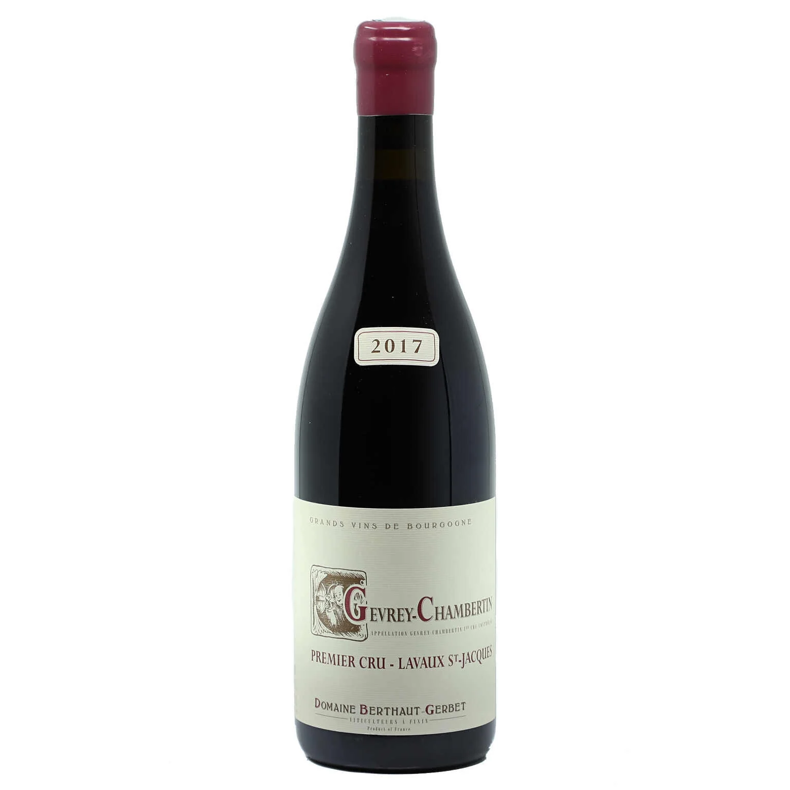2017 Domaine Berthaut-Gerbet, Gevrey-Chambertin Premier Cru, Lavaut Saint-Jacques