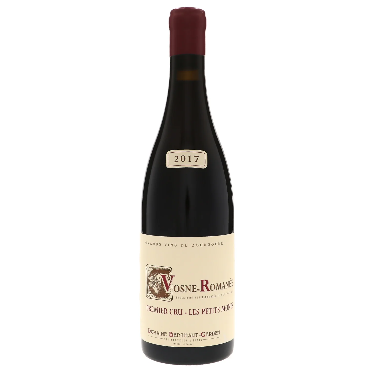 2017 Domaine Berthaut-Gerbet, Vosne-Romanee Premier Cru, Les Petits Monts