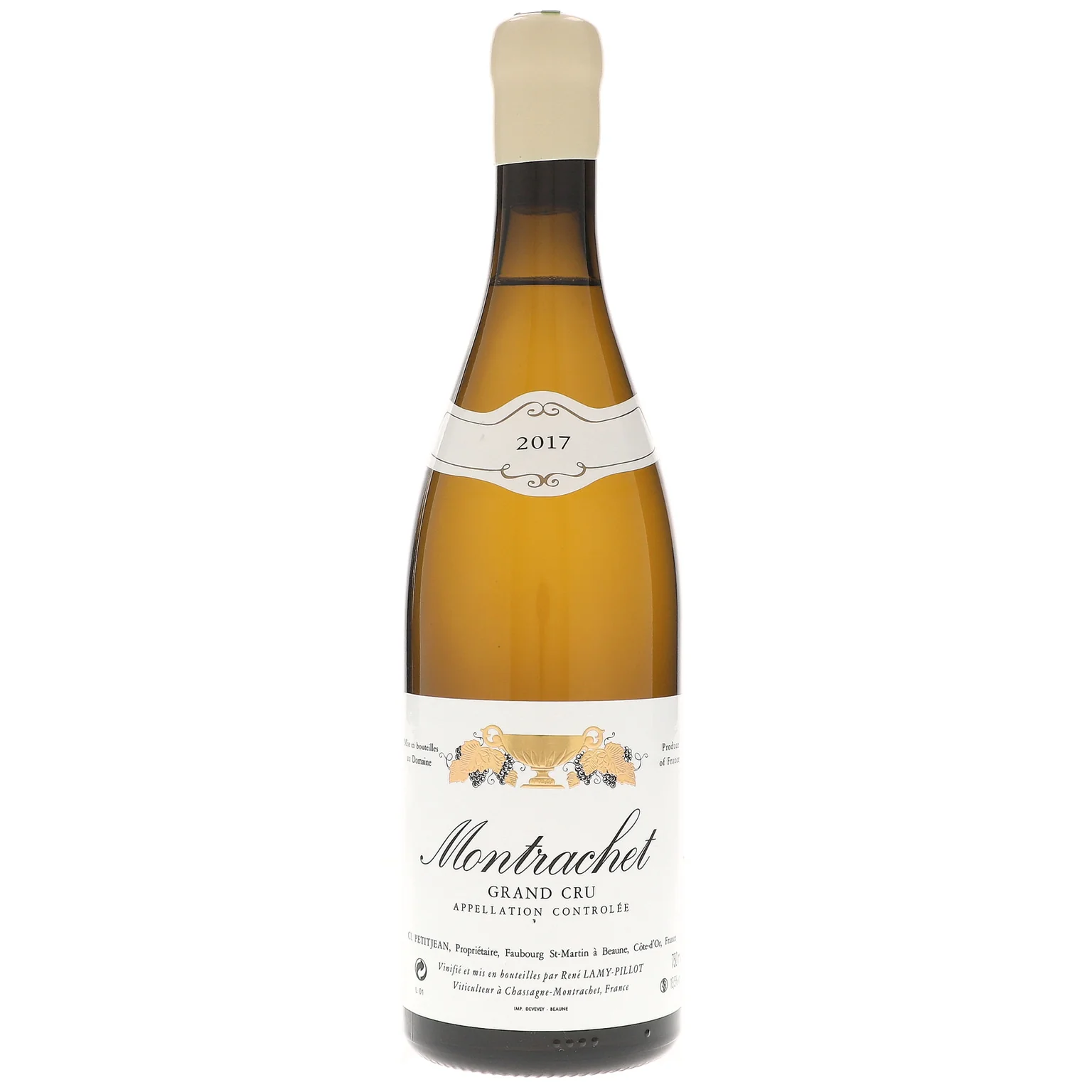2017 Domaine Petitjean, Montrachet Grand Cru (Made by Sébastien Caillat of Lamy Caillat)