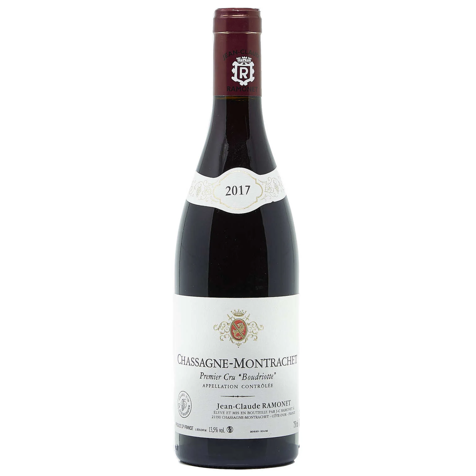 2017 Jean-Claude Ramonet, Chassagne-Montrachet Premier Cru, Clos de la Boudriotte Rouge