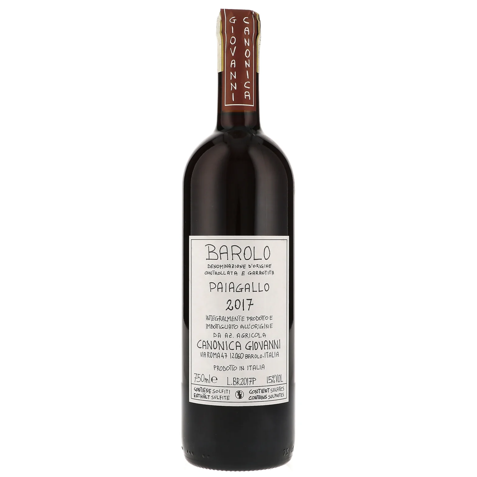 2017 Giovanni Canonica, Barolo, Paiagallo