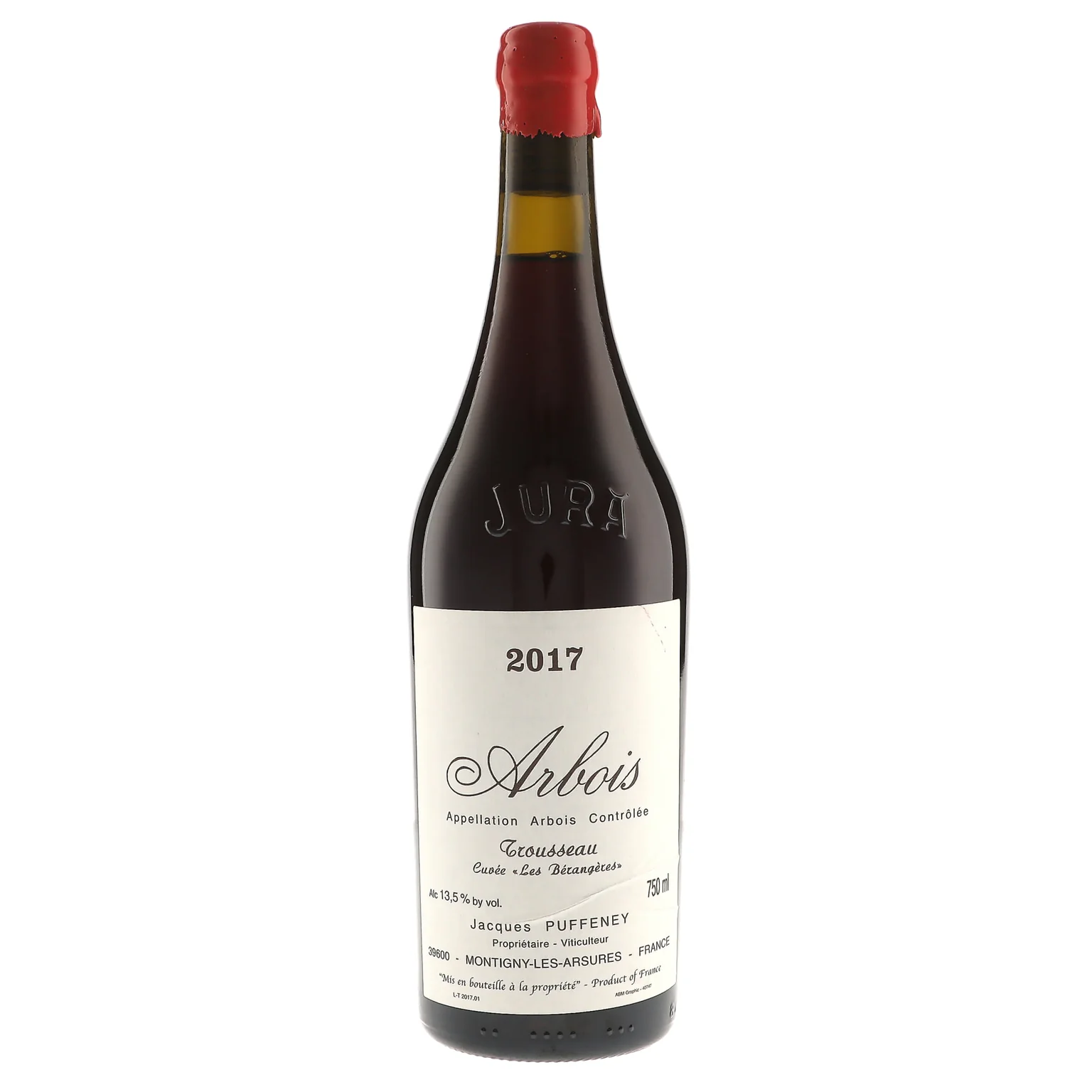 2017 Jacques Puffeney, Cuvee Les Berangeres Trousseau, Arbois