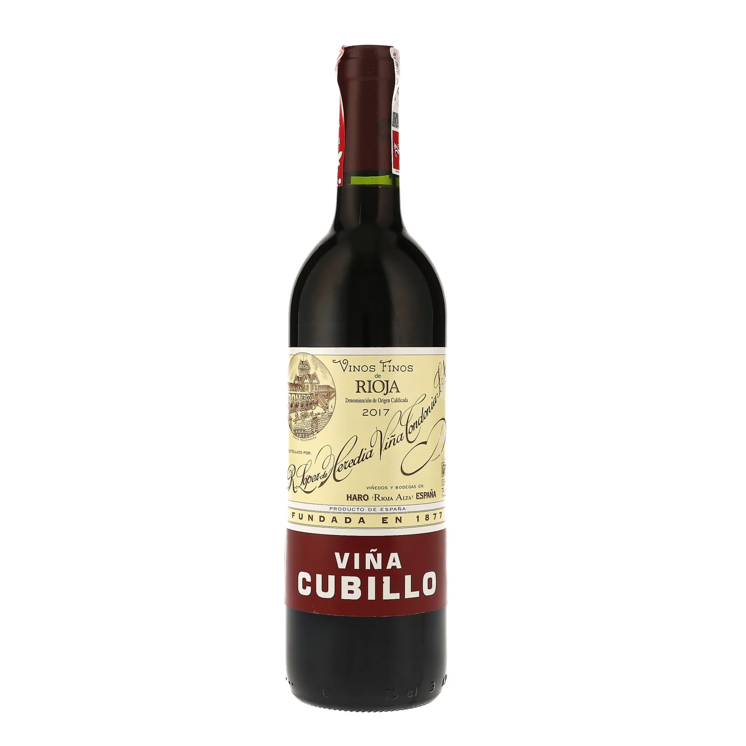 2017 R. Lopez de Heredia, Vina Cubillo Crianza, Rioja