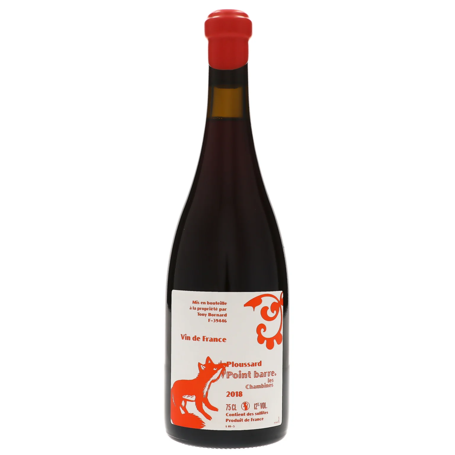 2018 Tony Bornard, Point Barre Ploussard, Arbois Pupillin