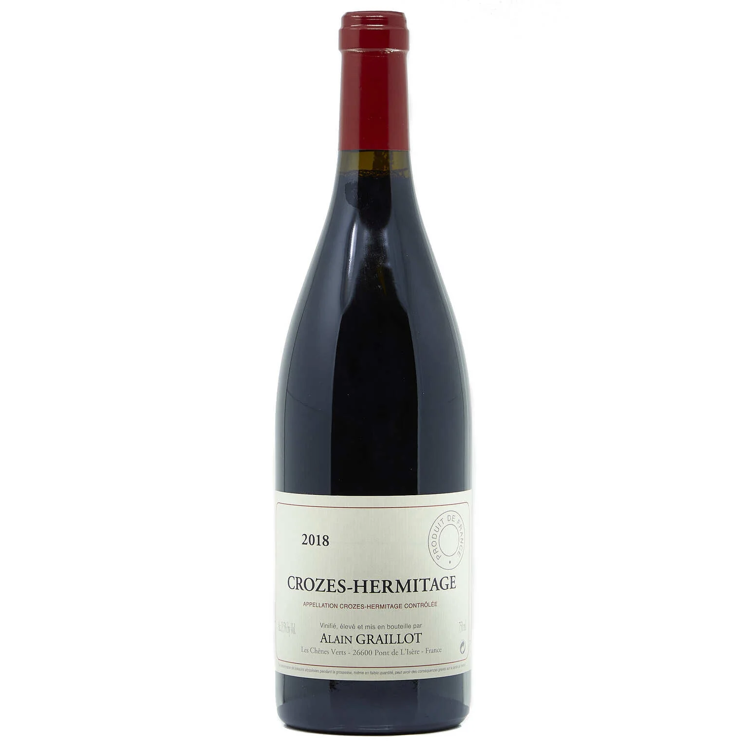 2018 Alain Graillot, Crozes-Hermitage