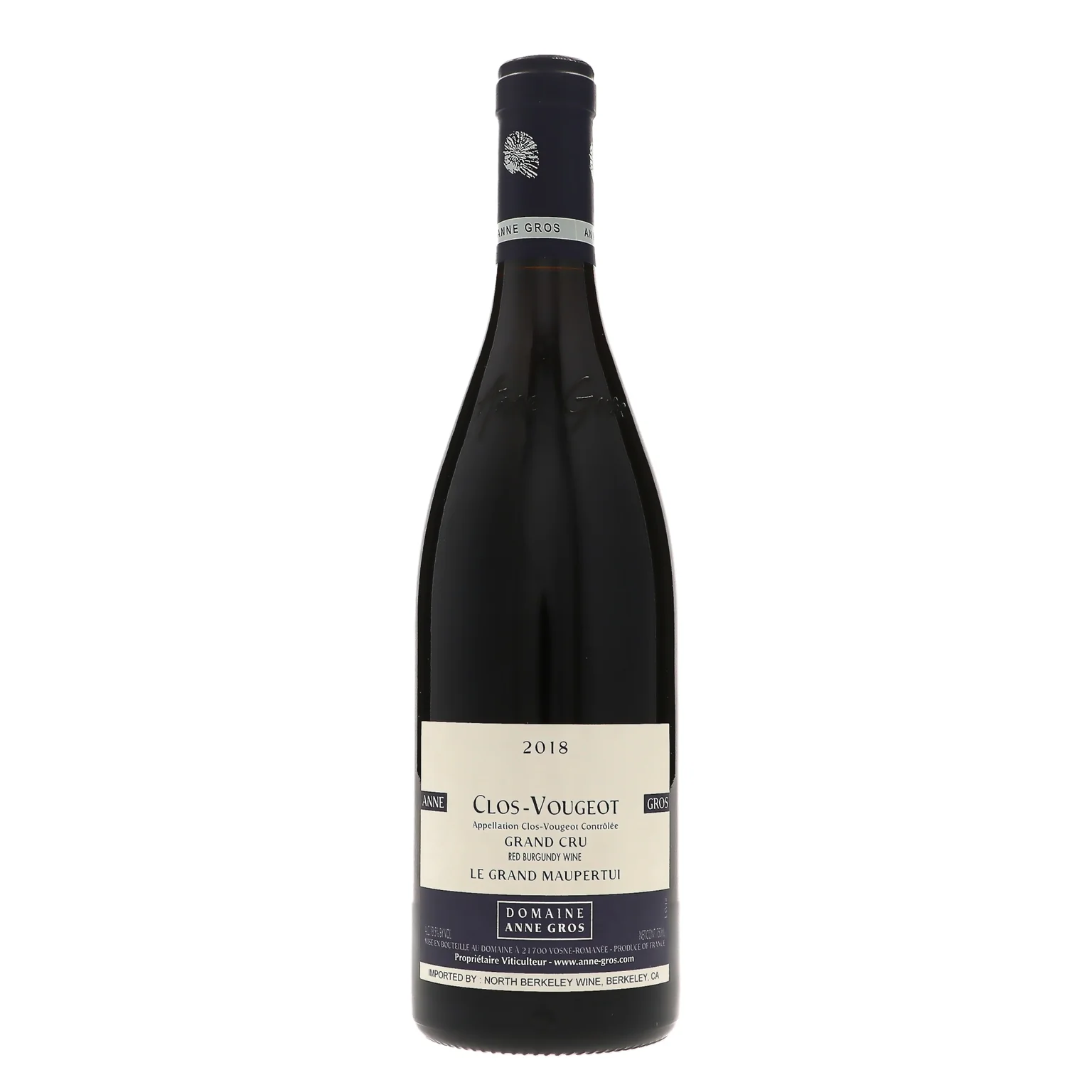 2018 Domaine Anne Gros, Clos de Vougeot Grand Cru, Le Grand Maupertui