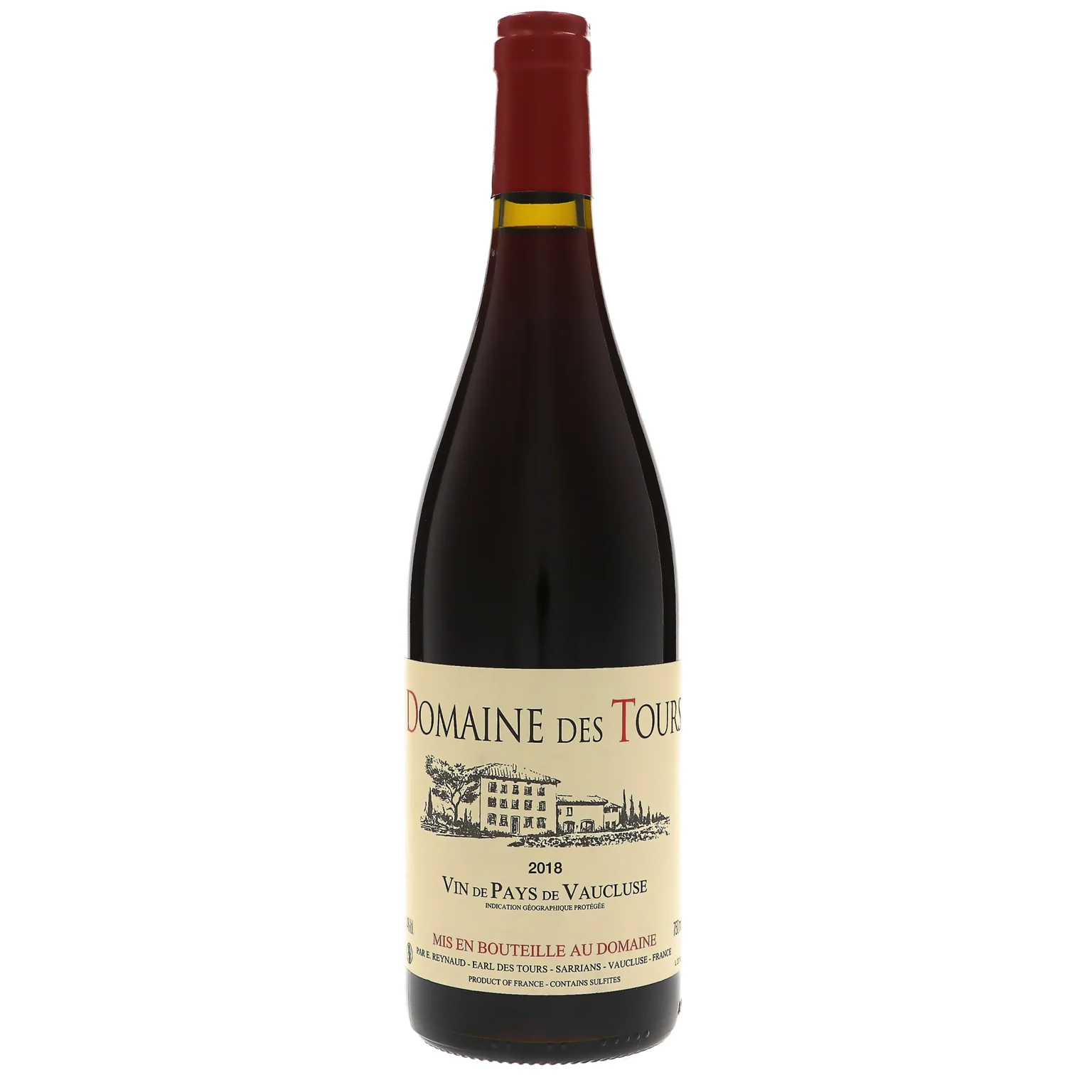 2018 Domaine des Tours, Rouge, Vaucluse