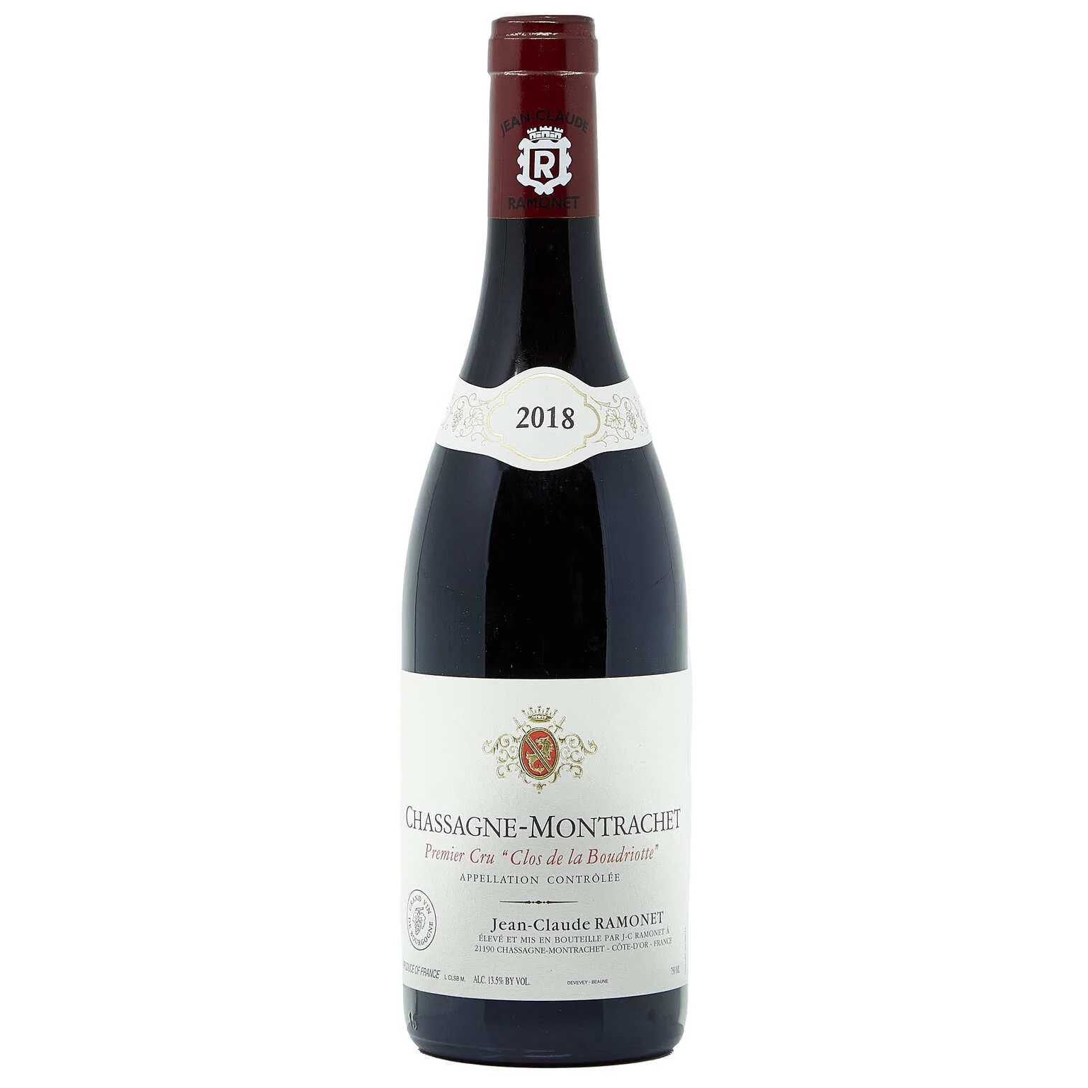2018 Jean-Claude Ramonet, Chassagne-Montrachet Premier Cru, Clos de la Boudriotte Rouge