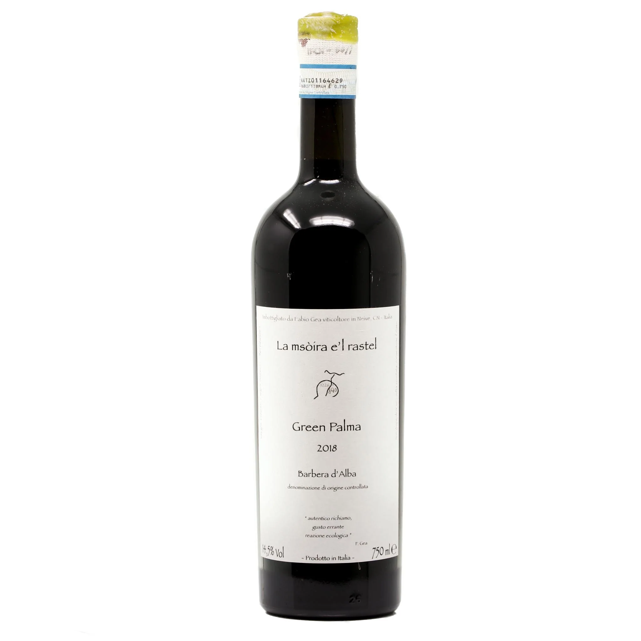 2018 Fabio Gea, Barbera d'Alba, Green Palma