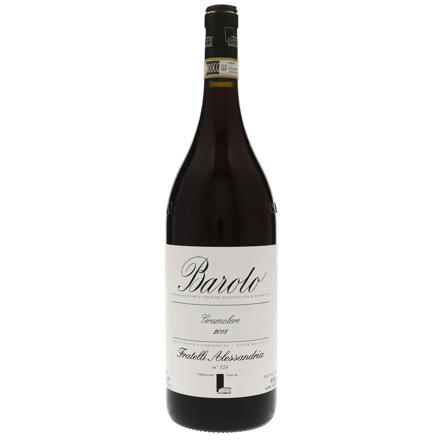 2018 Fratelli Alessandria, Barolo, Gramolere 1.5L