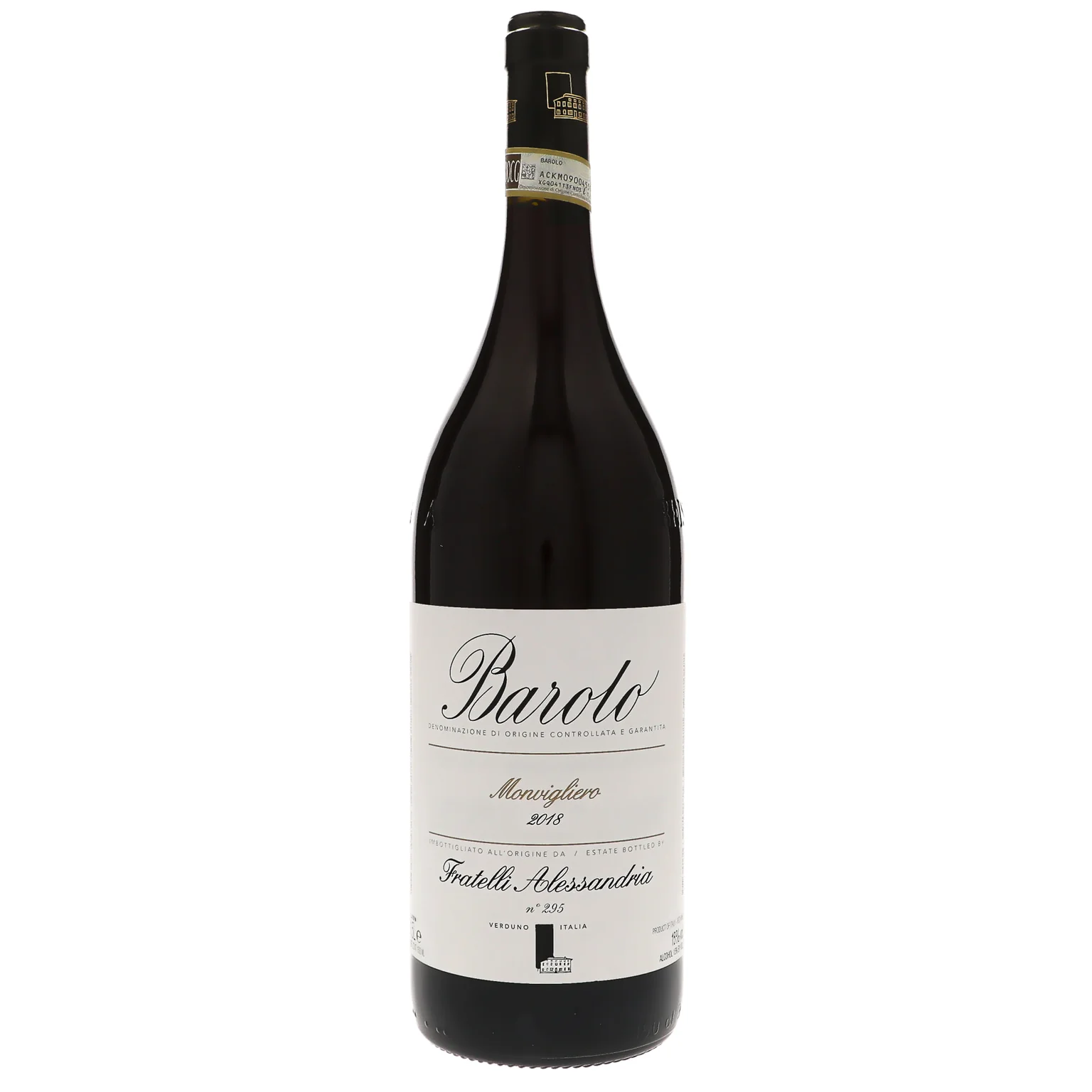 2018 Fratelli Alessandria, Barolo, Monvigliero 1.5L