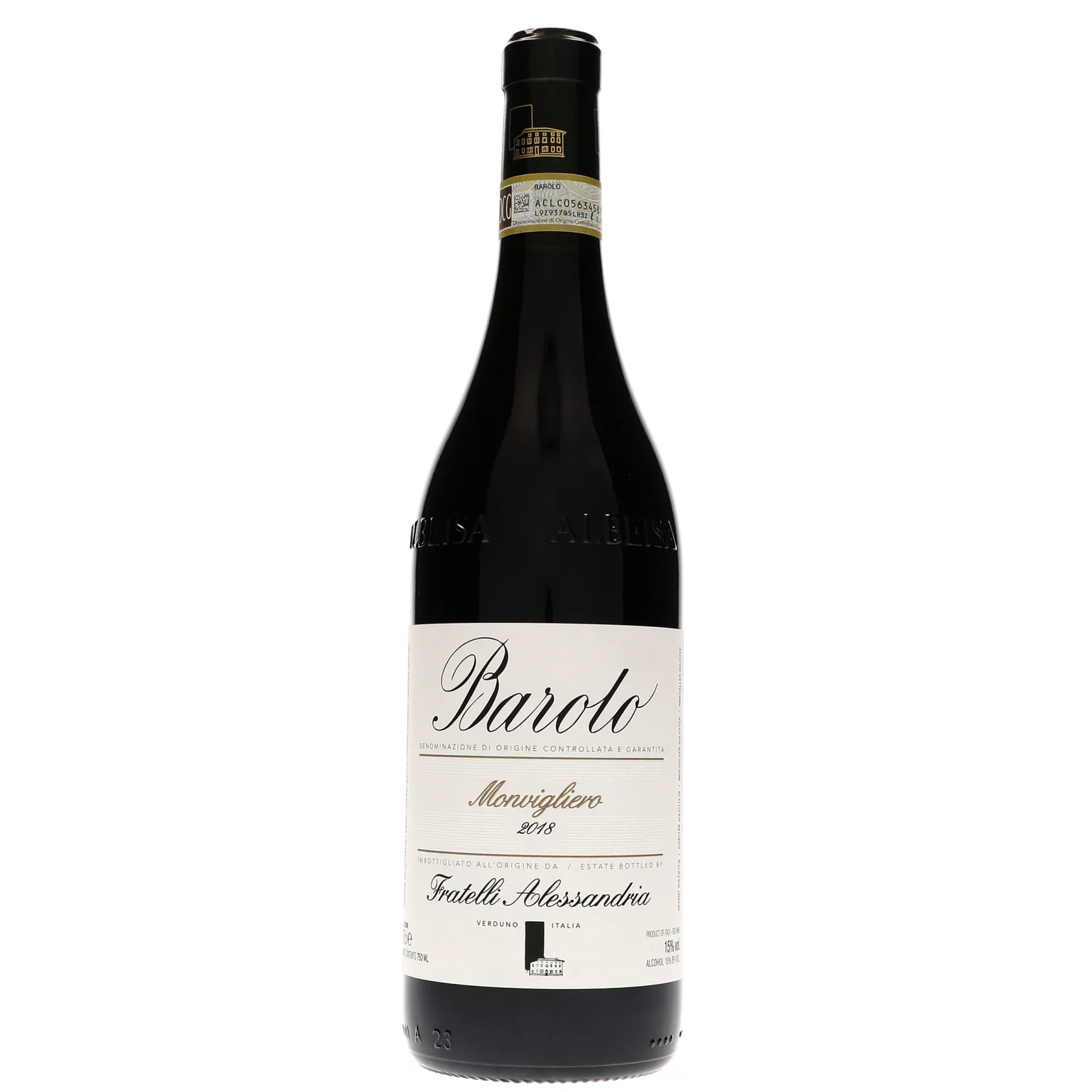 2018 Fratelli Alessandria, Barolo, Monvigliero