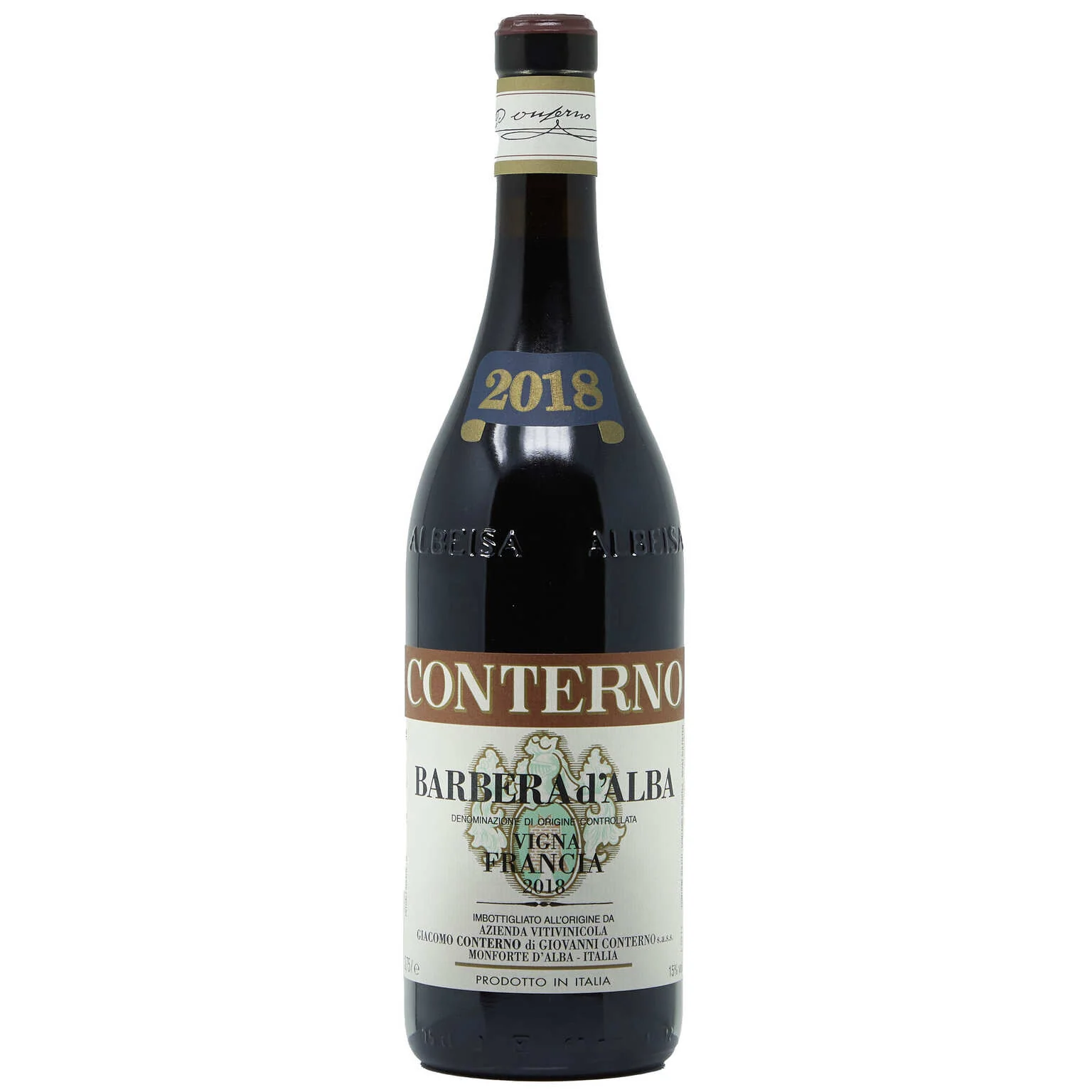 2018 Giacomo Conterno, Barbera d'Alba, Francia