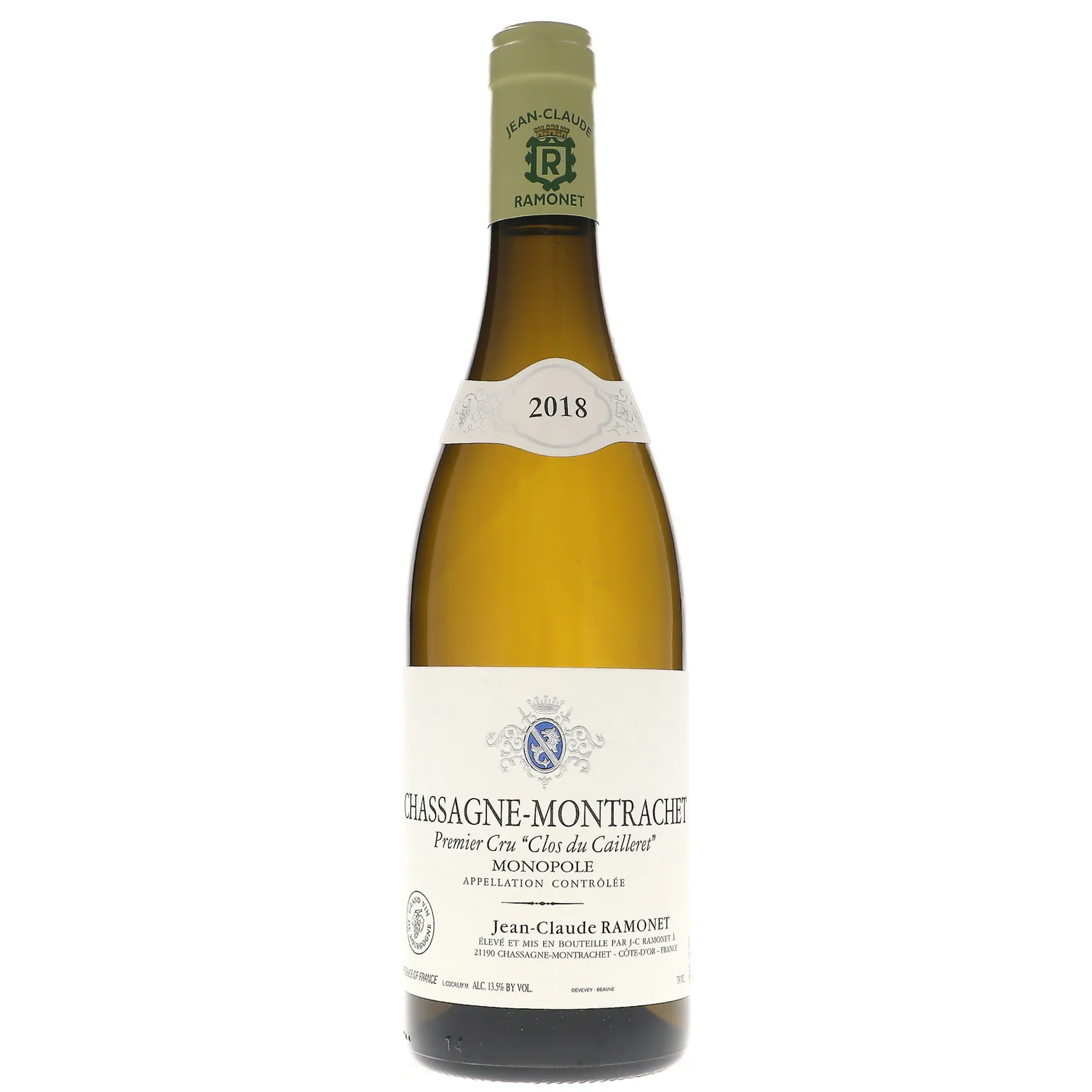 2018 Jean-Claude Ramonet, Chassagne-Montrachet Premier Cru, Clos du Cailleret
