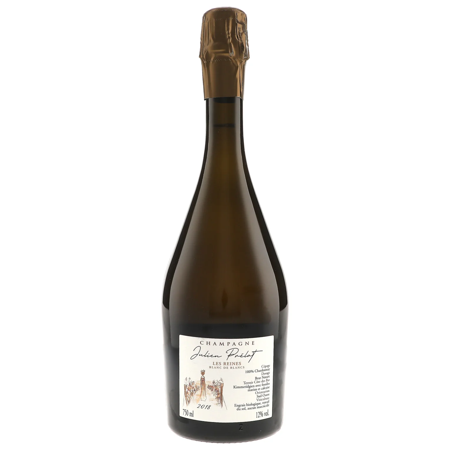 2018 Julien Prelat, Les Reines Brut Nature Vintage, Champagne