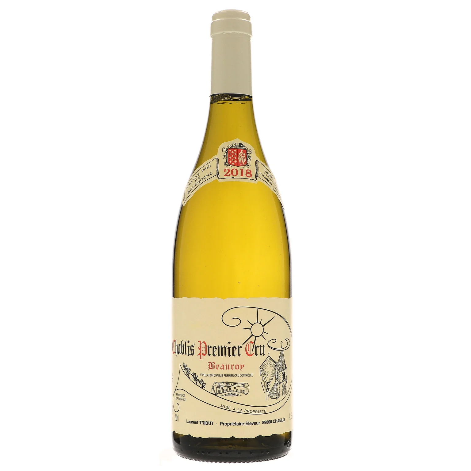 2018 Laurent Tribut, Chablis Premier Cru, Beauroy