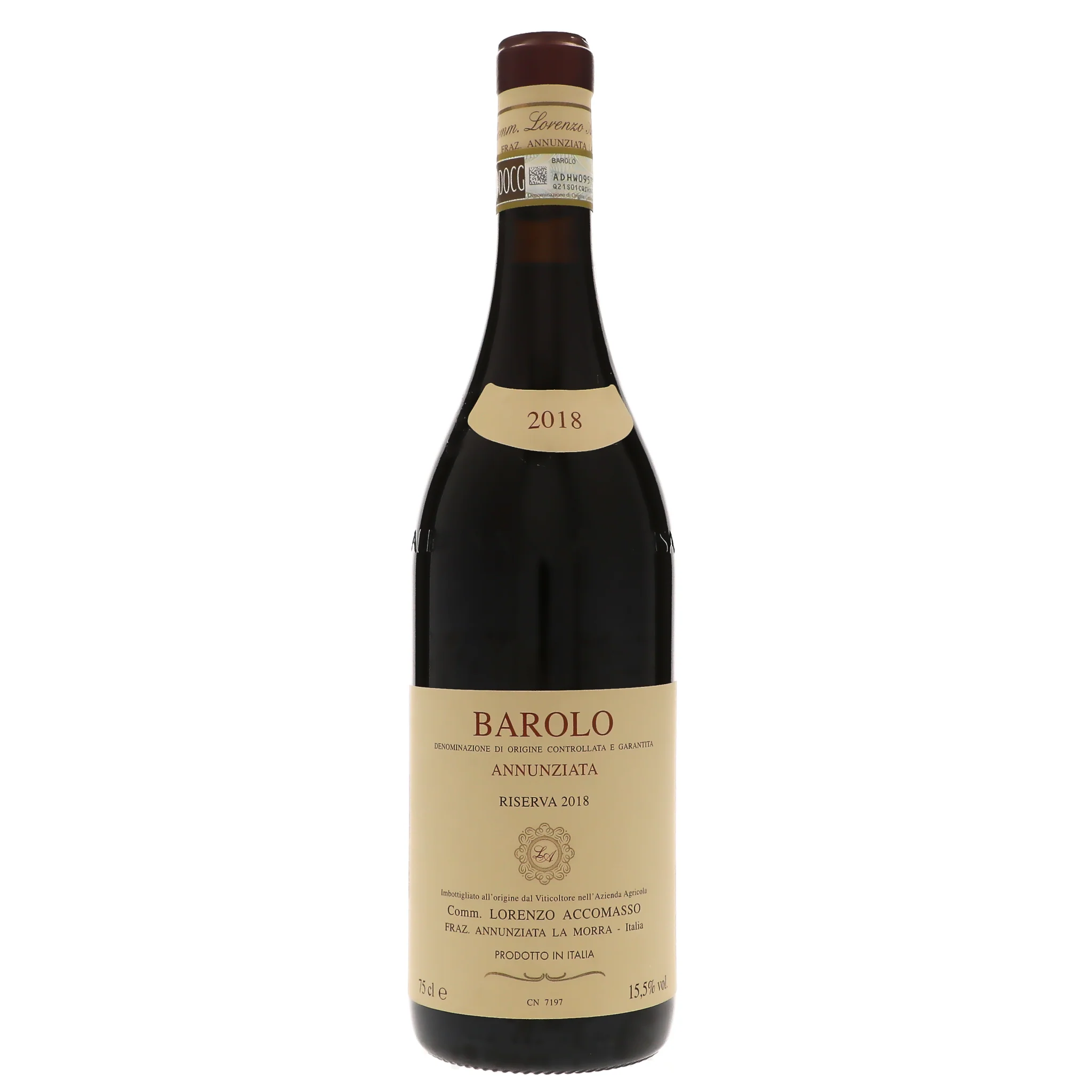 2018 Lorenzo Accomasso, Barolo, Annunziata Riserva