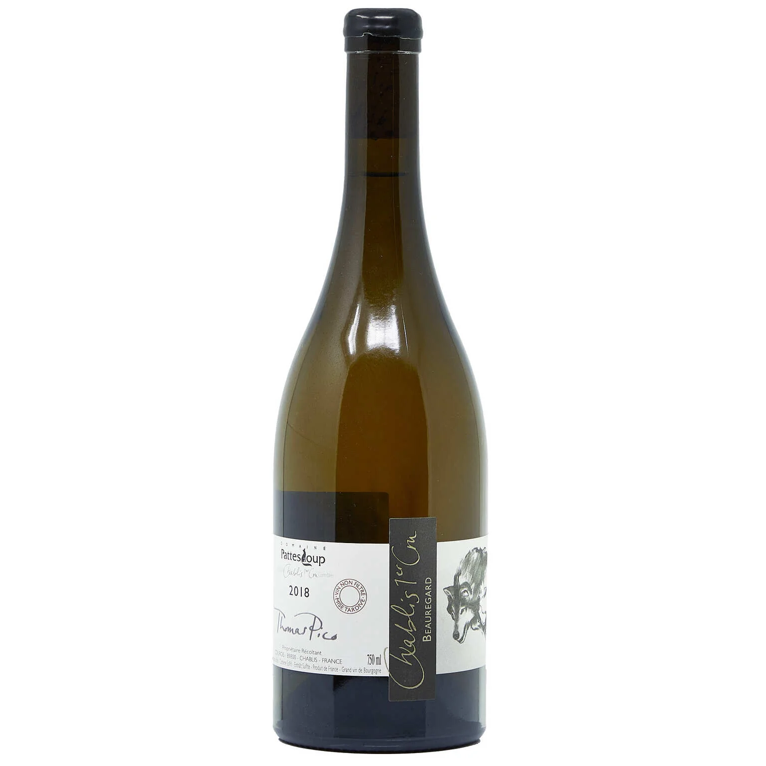 2018 Domaine Pattes Loup, Chablis Premier Cru, Les Beauregards Mise Tardive