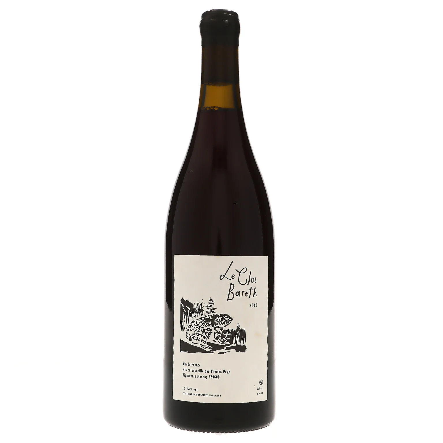 2018 Thomas Popy, Le Clos Bareth, VdF
