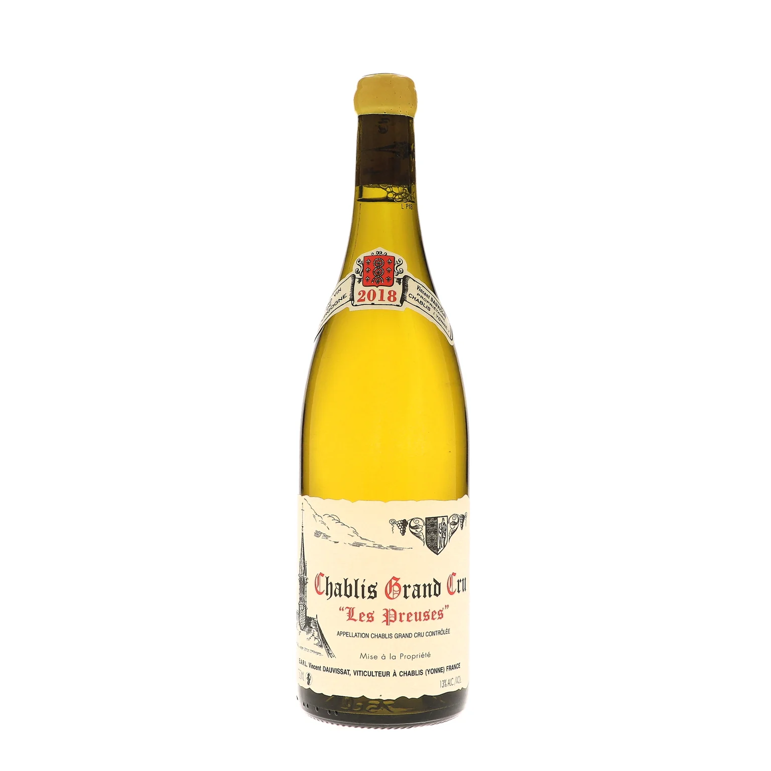 2018 Vincent Dauvissat, Chablis Grand Cru, Preuses