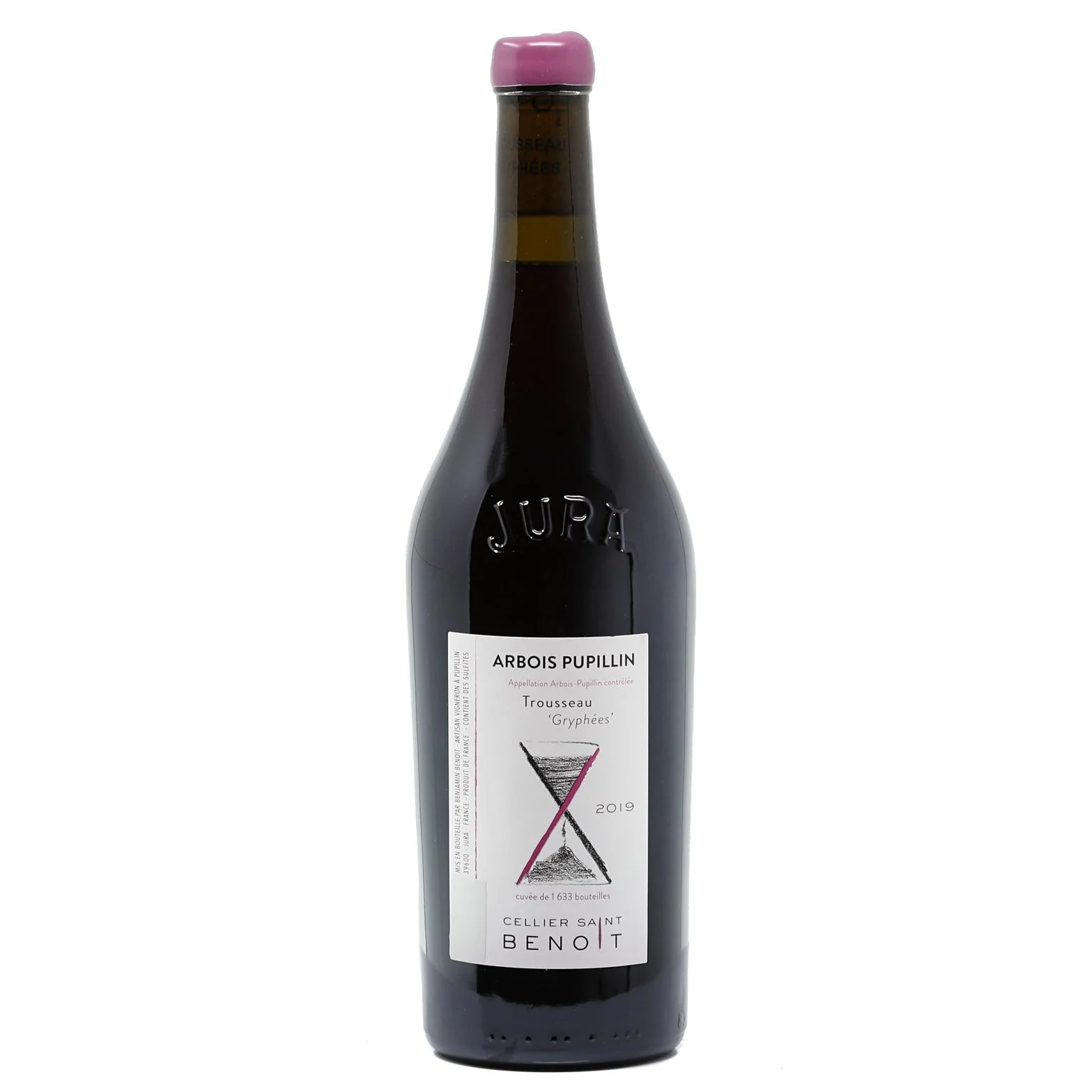 2019 Cellier Saint Benoit, Arbois Pupillin, Gryphees Trousseau