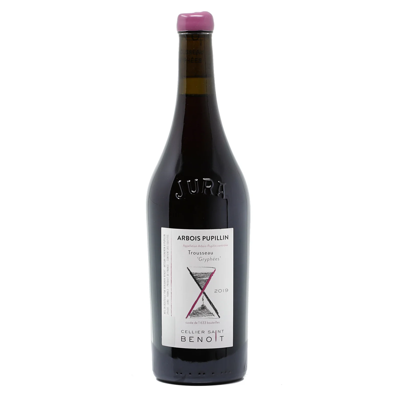 2019 Cellier Saint Benoit, Arbois Pupillin, Gryphees Trousseau