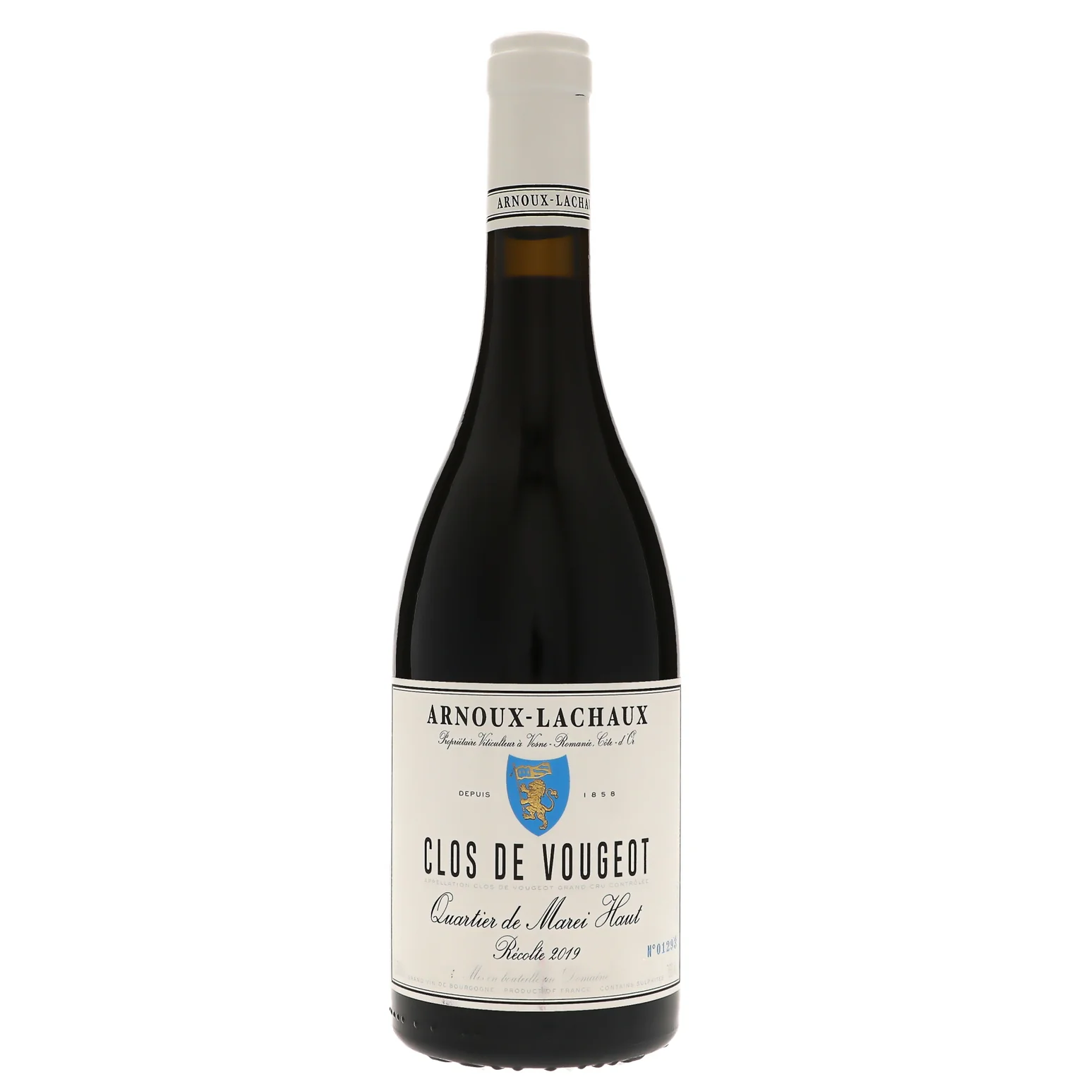 2019 Domaine Arnoux-Lachaux, Clos de Vougeot Grand Cru, Quartier de Marei Haut