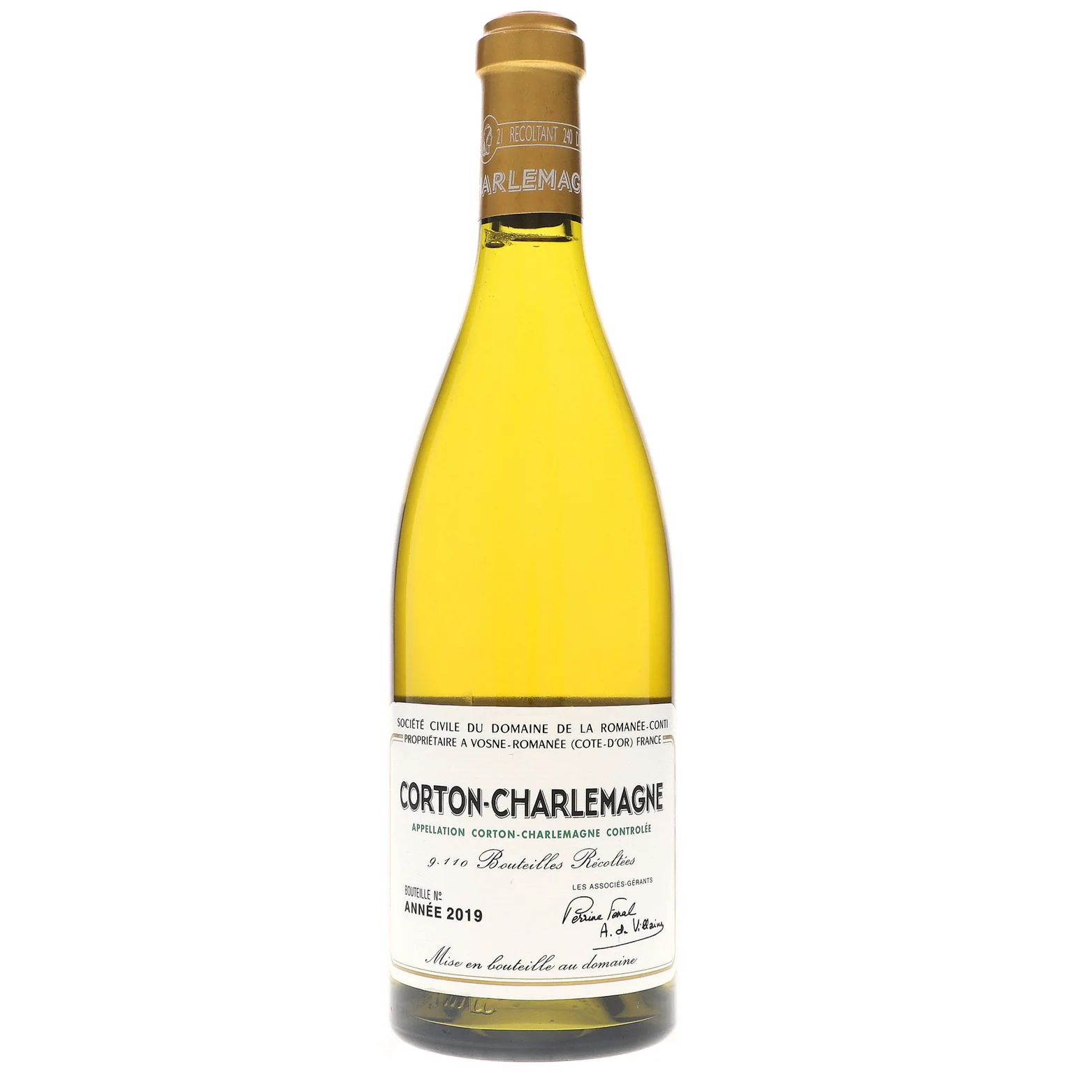 2019 Domaine de la Romanee-Conti, Corton-Charlemagne Grand Cru