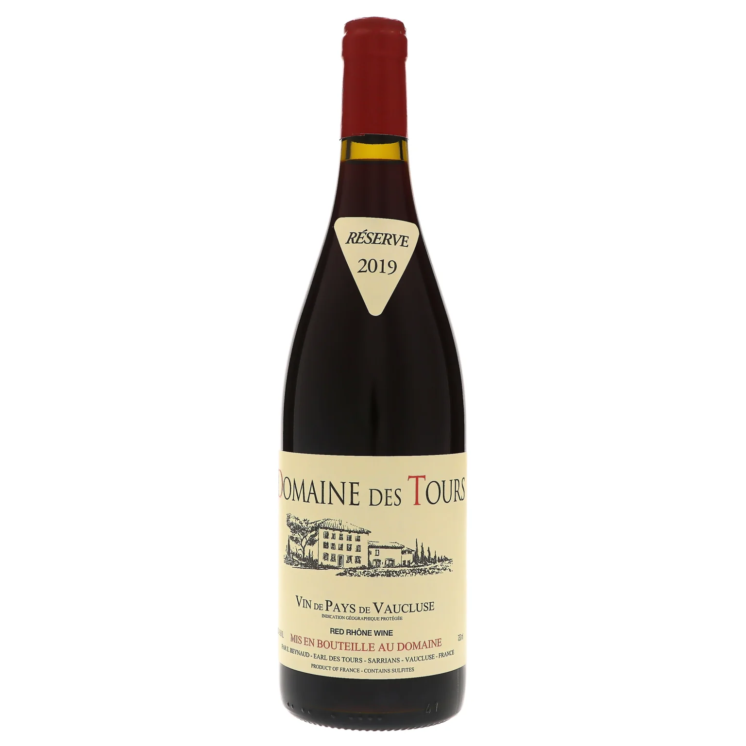2019 Domaine des Tours, Rouge, Vaucluse