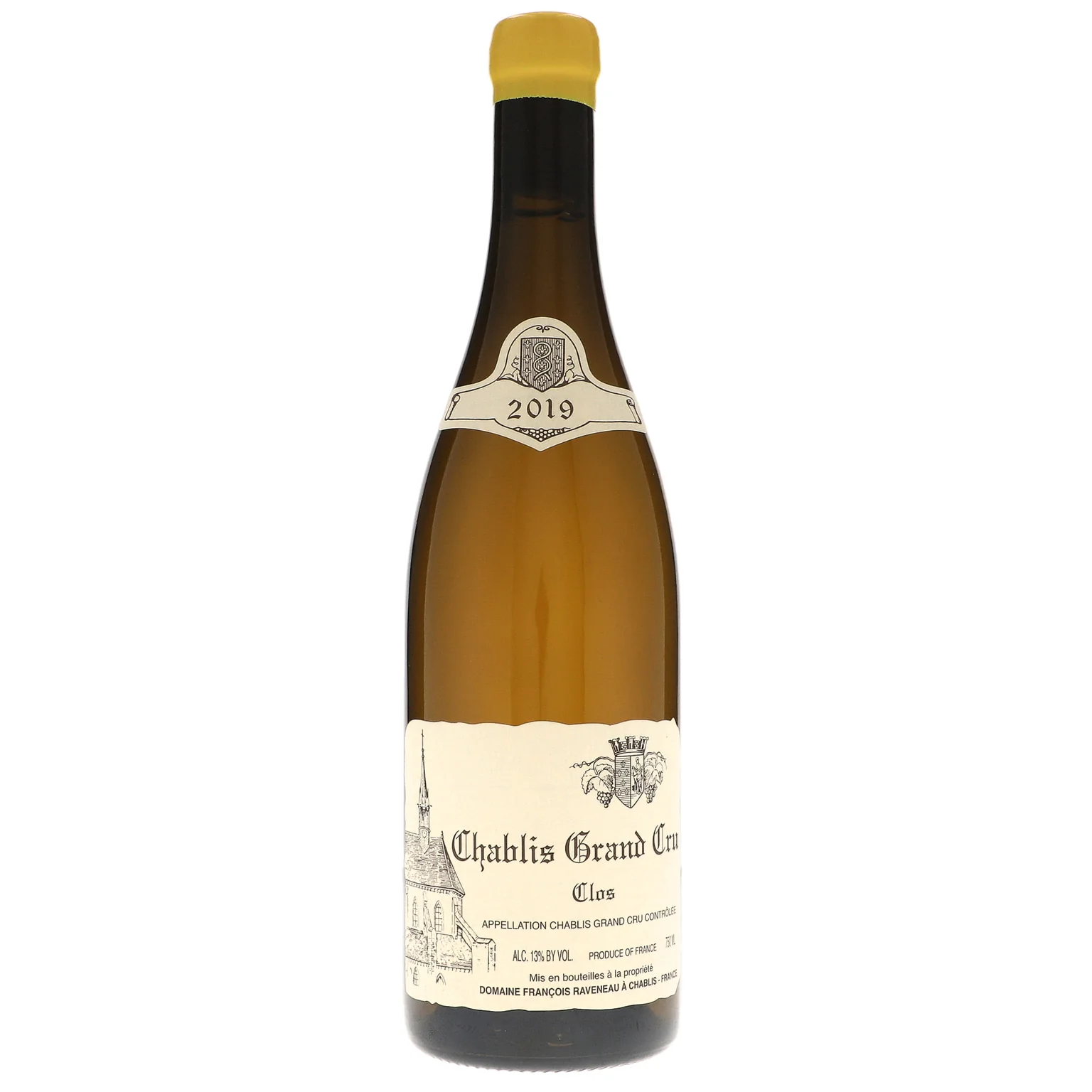 2019 Domaine Francois Raveneau, Chablis Grand Cru, Les Clos